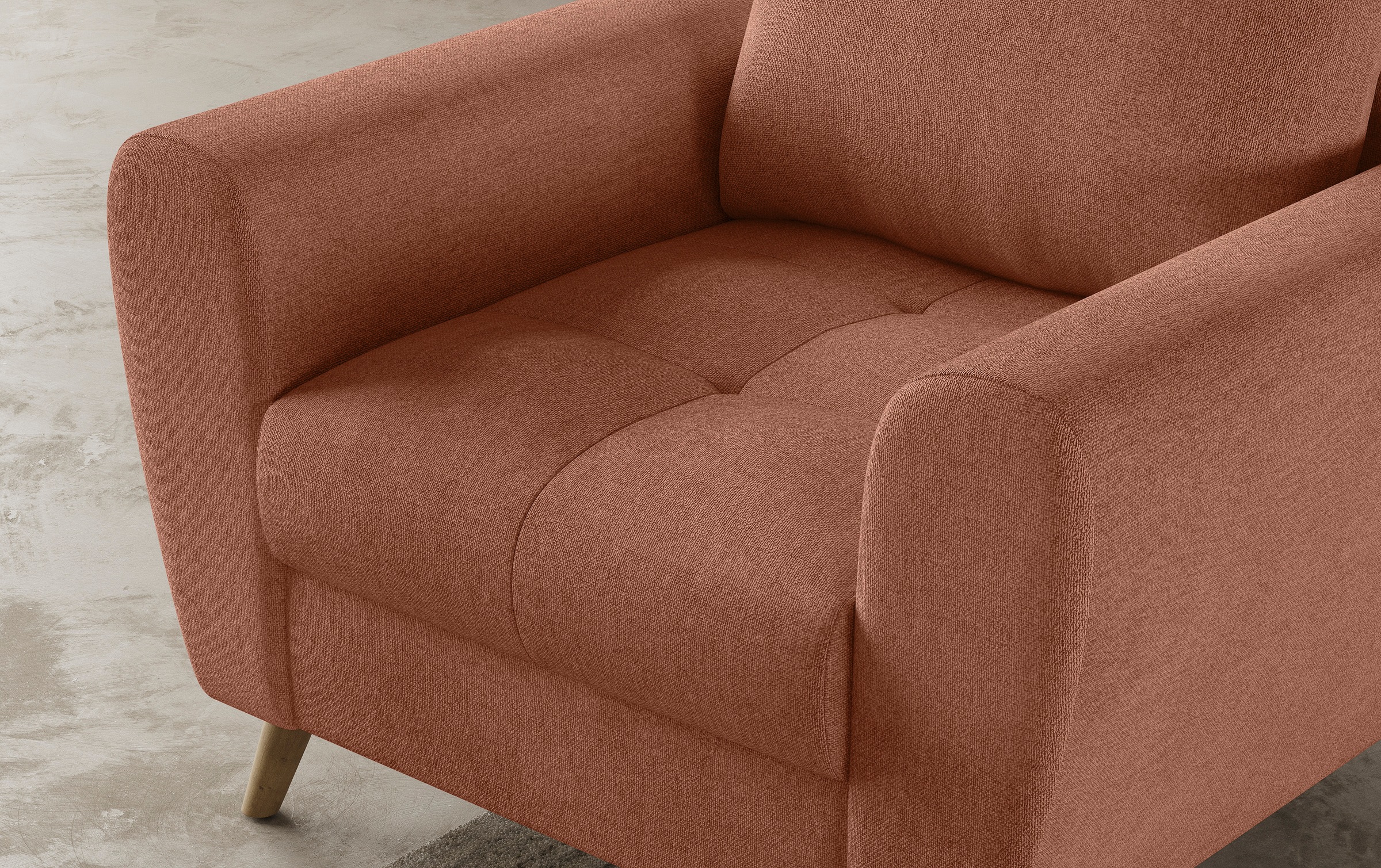 Mr. Couch Sessel »Blackburn II«, Passend zu der Garnitur, mit Kaltschaumpolsterung bis 140 kg belastbar
