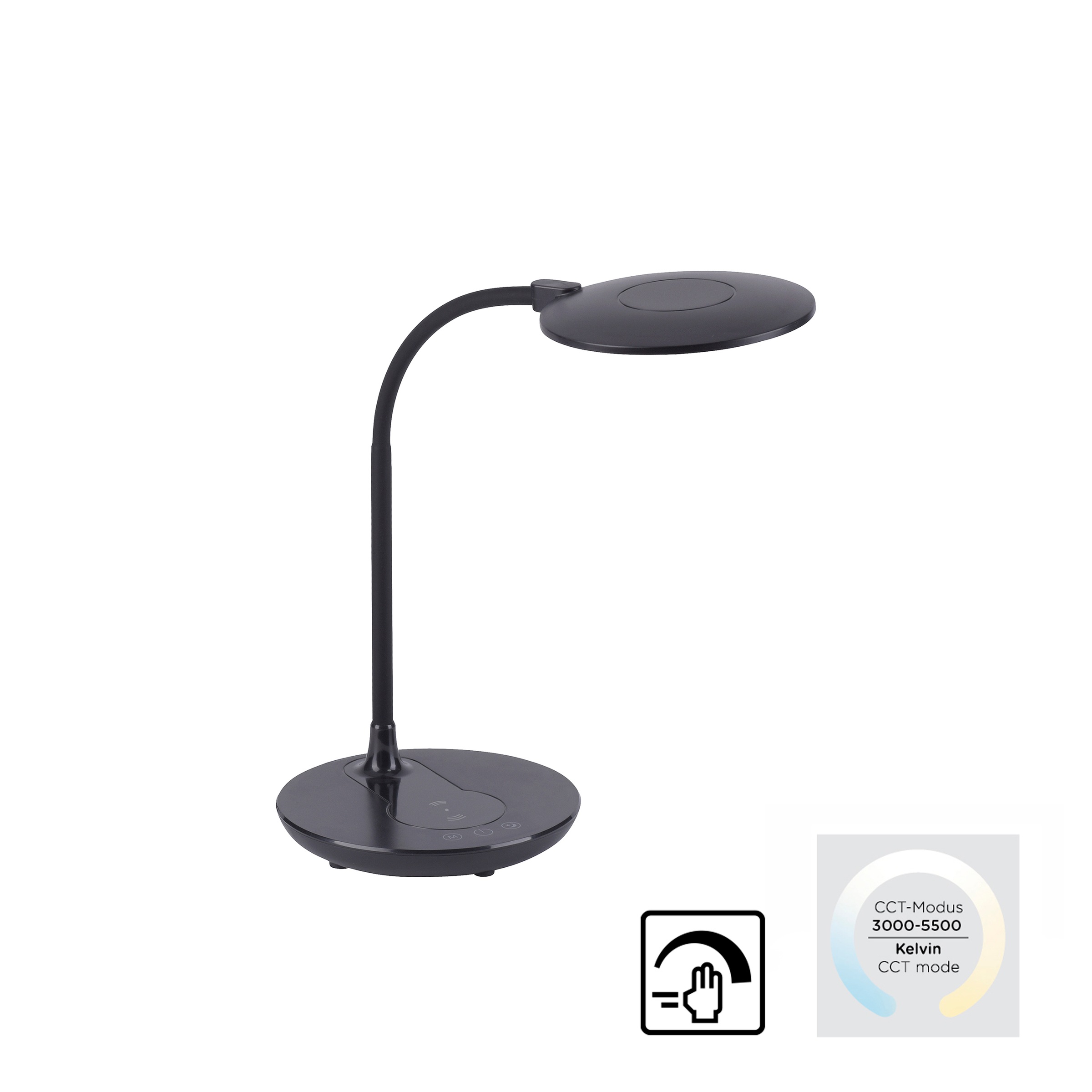 JUST LIGHT LED Schreibtischleuchte »ASTRID«, Leuchtmittel LED-Board | LED fest integriert, LED, CCT - tunable white, dimmbar über Touchdimmer