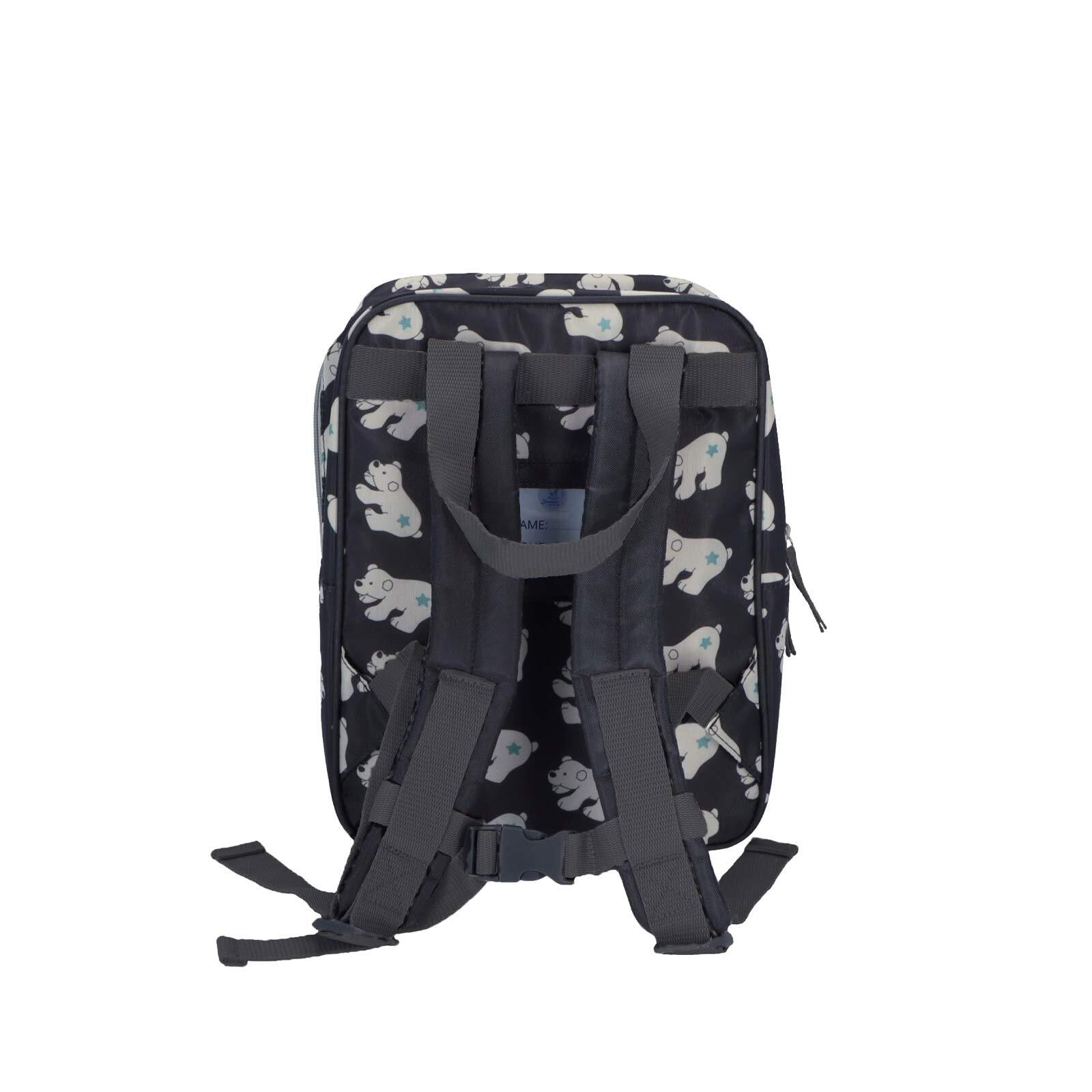 Sterntaler® Rucksack »Kindergarten Rucksack Eisbär Elia 28,5 x 22 cm grau«