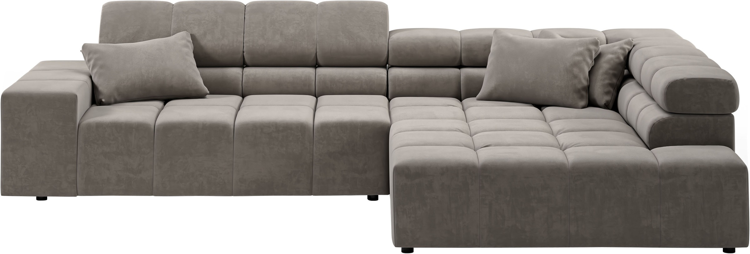 INOSIGN Ecksofa »Ancona incl. Kopfteilverstellung, OTTOs Choice, Breite 319cm, L-Form«, wahlweise motorische Sitztiefenverstellung, auch in Cord + Easy Care