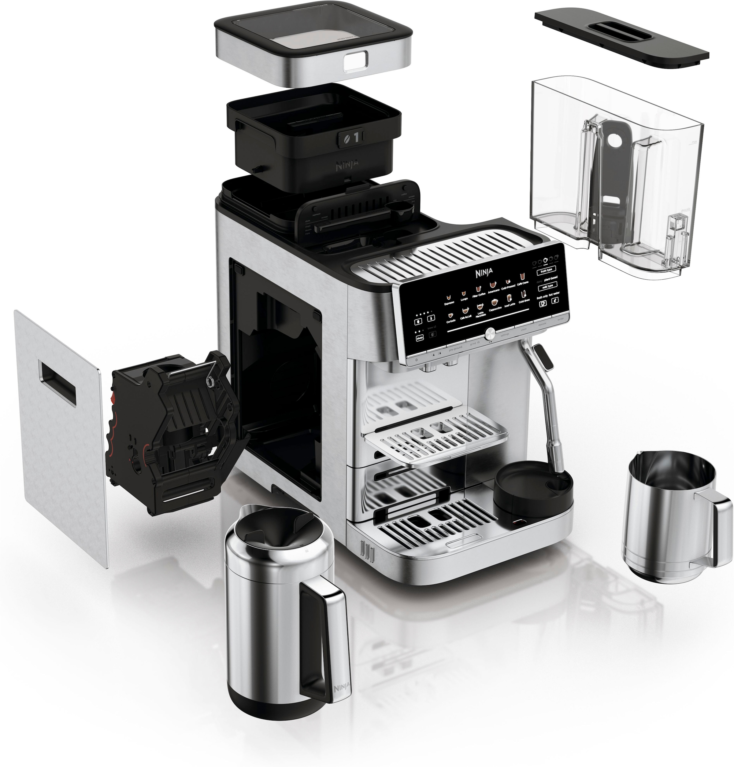 NINJA Kaffeevollautomat »AutoBarista Pro Kaffeemaschine AE1051EU« 2 individuelle Benutzerprofile für Getränke