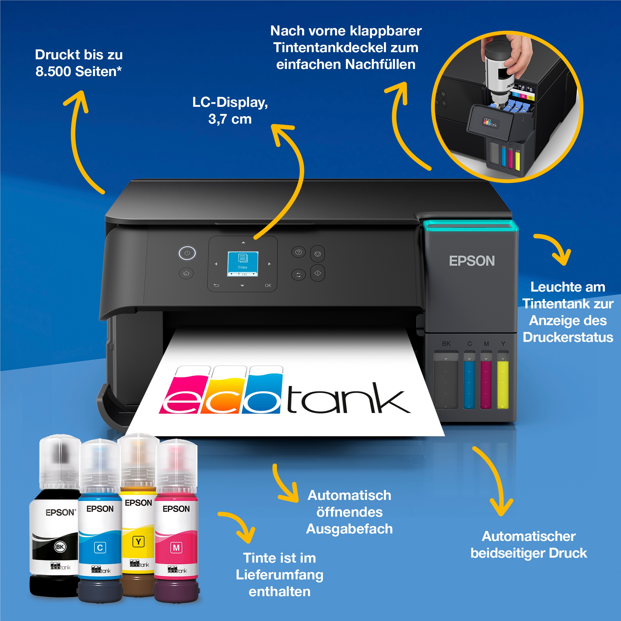 Epson Multifunktionsdrucker »EcoTank ET-2955«