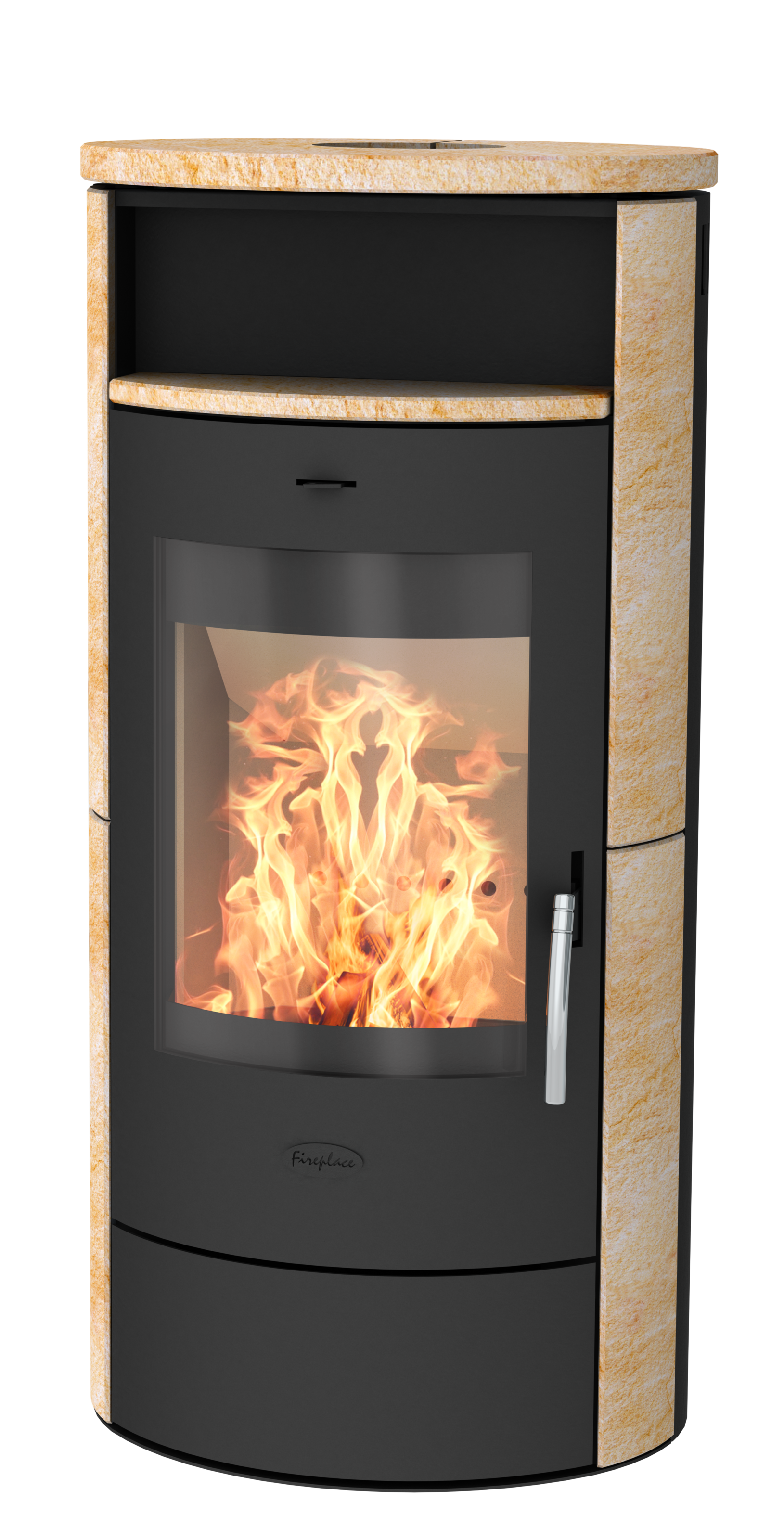 Fireplace Kaminofen »Heathus Piacenza Sandstein«, Warmhaltefach