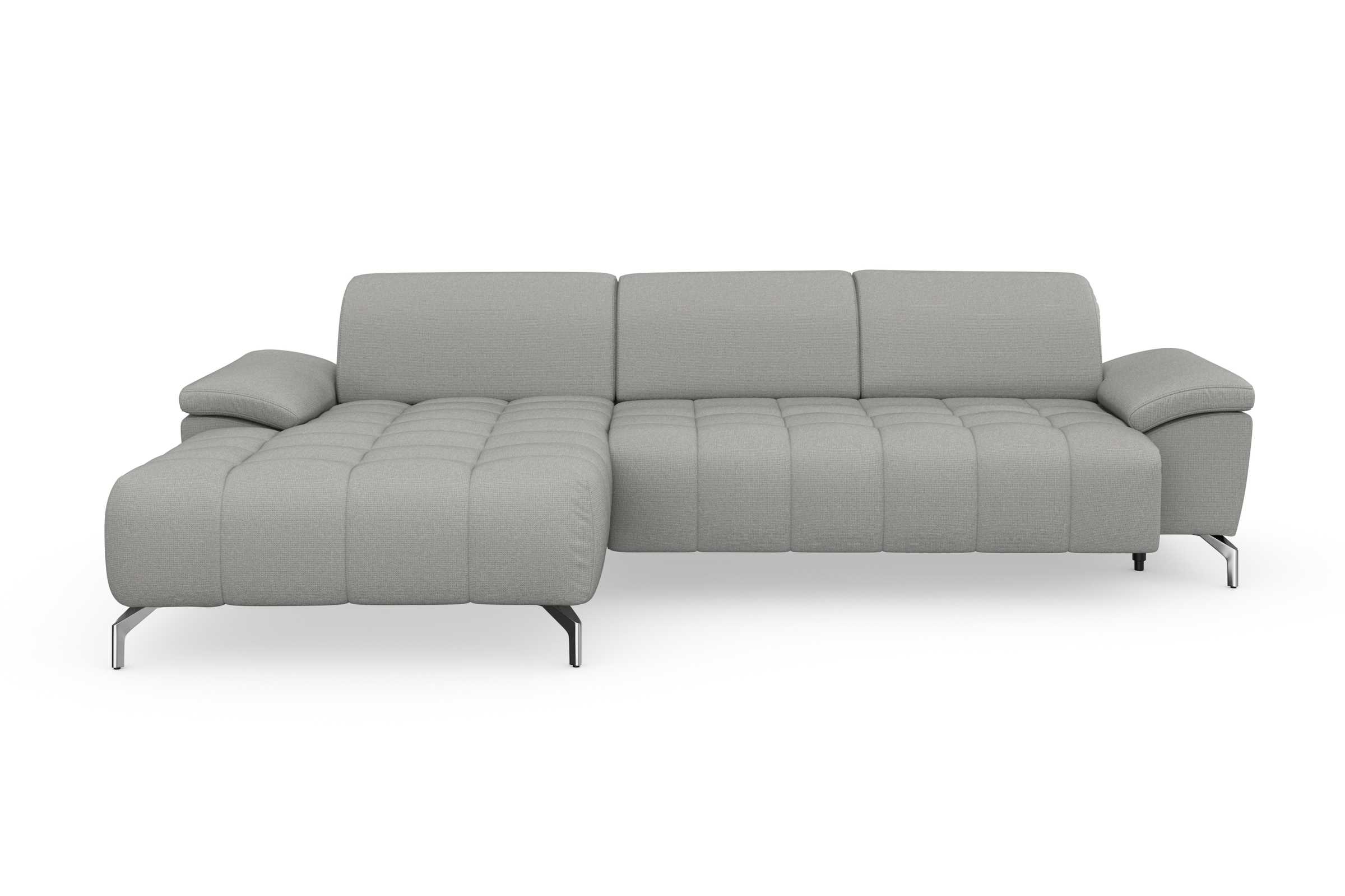 sit&more Ecksofa »Cool L-Form«, wahlweise mit Kopfteilverstellung und Vorziehsitz, motorisch
