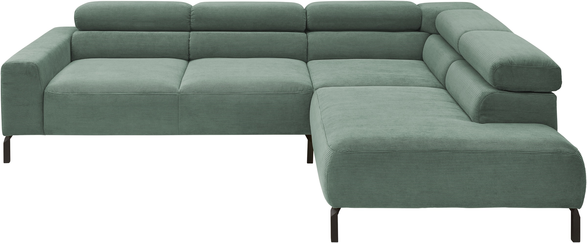 PLACES OF STYLE Ecksofa »Antonelli, L-Form, inkl. Kopfteilverstellung, Brei günstig online kaufen