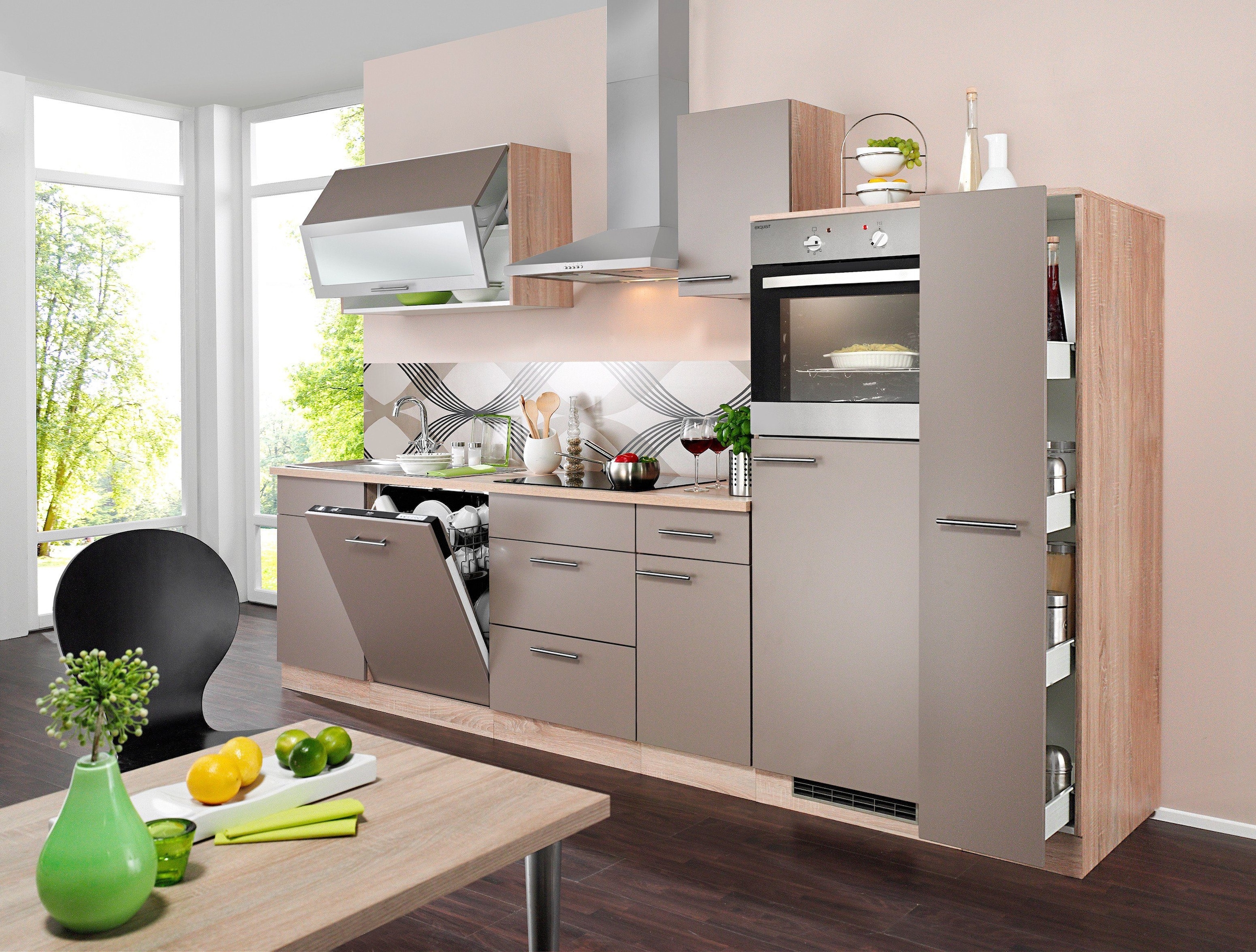 wiho Küchen Küchenzeile »Montana«, mit Breite kaufen 300 online cm E-Geräten