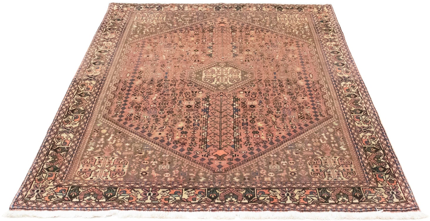 morgenland Wollteppich »Abadeh Teppich handgeknüpft terrakotta«, rechteckig günstig online kaufen