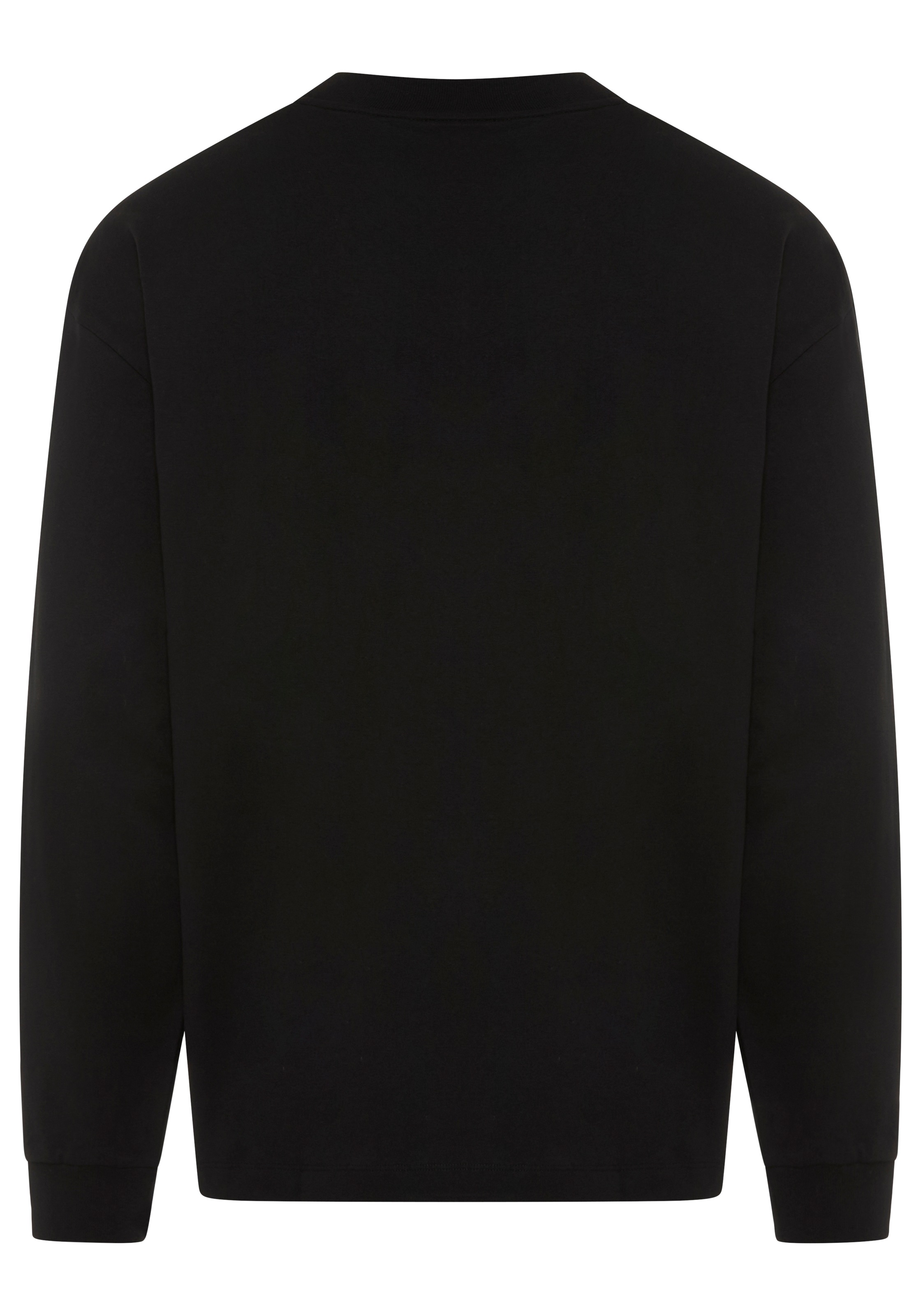HUGO Langarmshirt »Daposo« Rundhalsausschnitt, Relaxed Fit, Ärmelbündchen