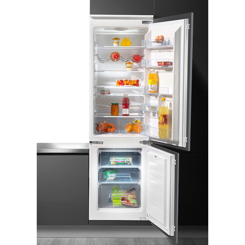 AMICA Einbaukühlgefrierkombination »BK313.3AA/EKGC 16177« 177, 6 cm hoch 54, 5 cm breit Sicherheitsglas weiß