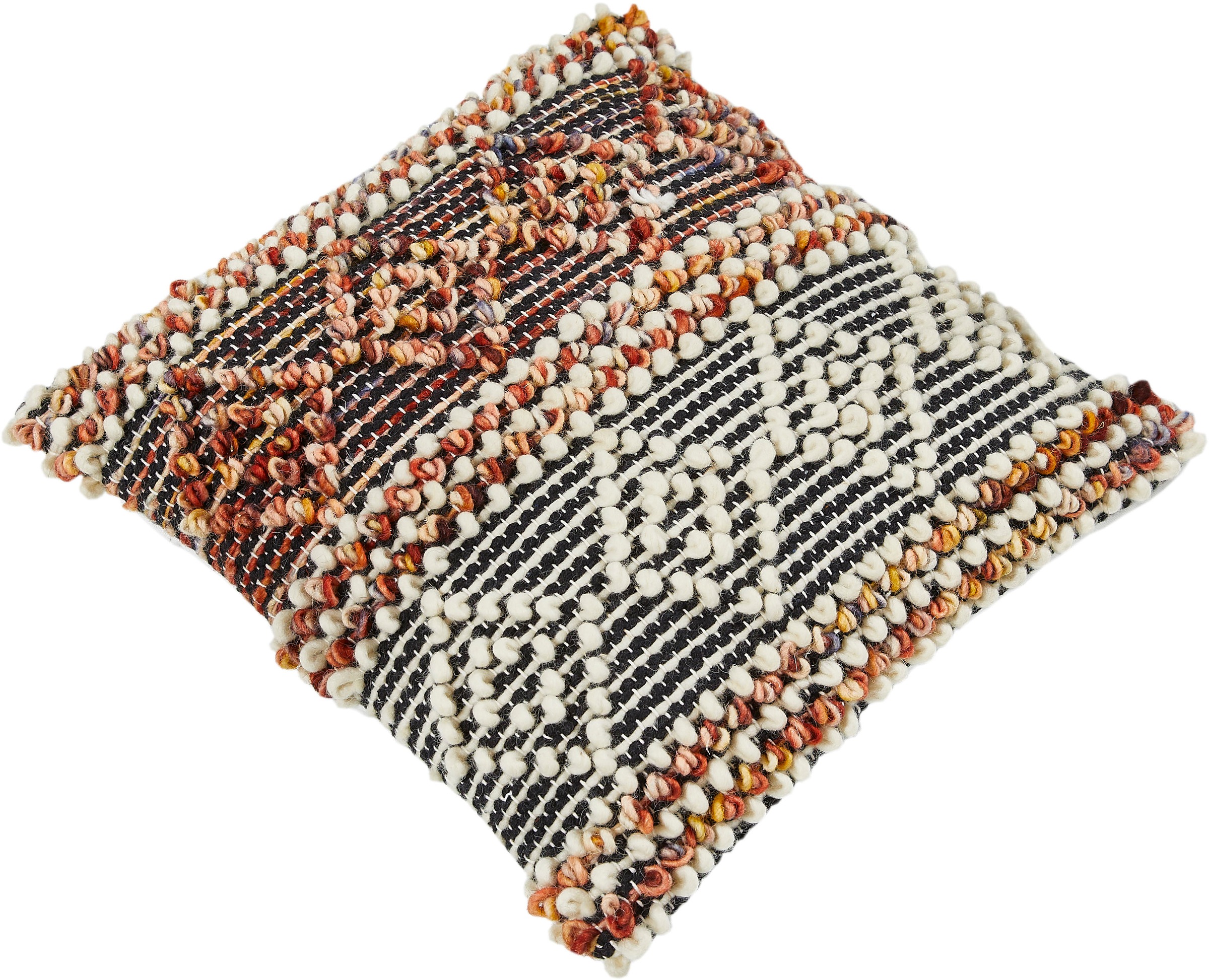 LUXOR living Dekokissen »Aalborg«, Zierkissen, eckig, 40x40 cm, Wollkissen günstig online kaufen