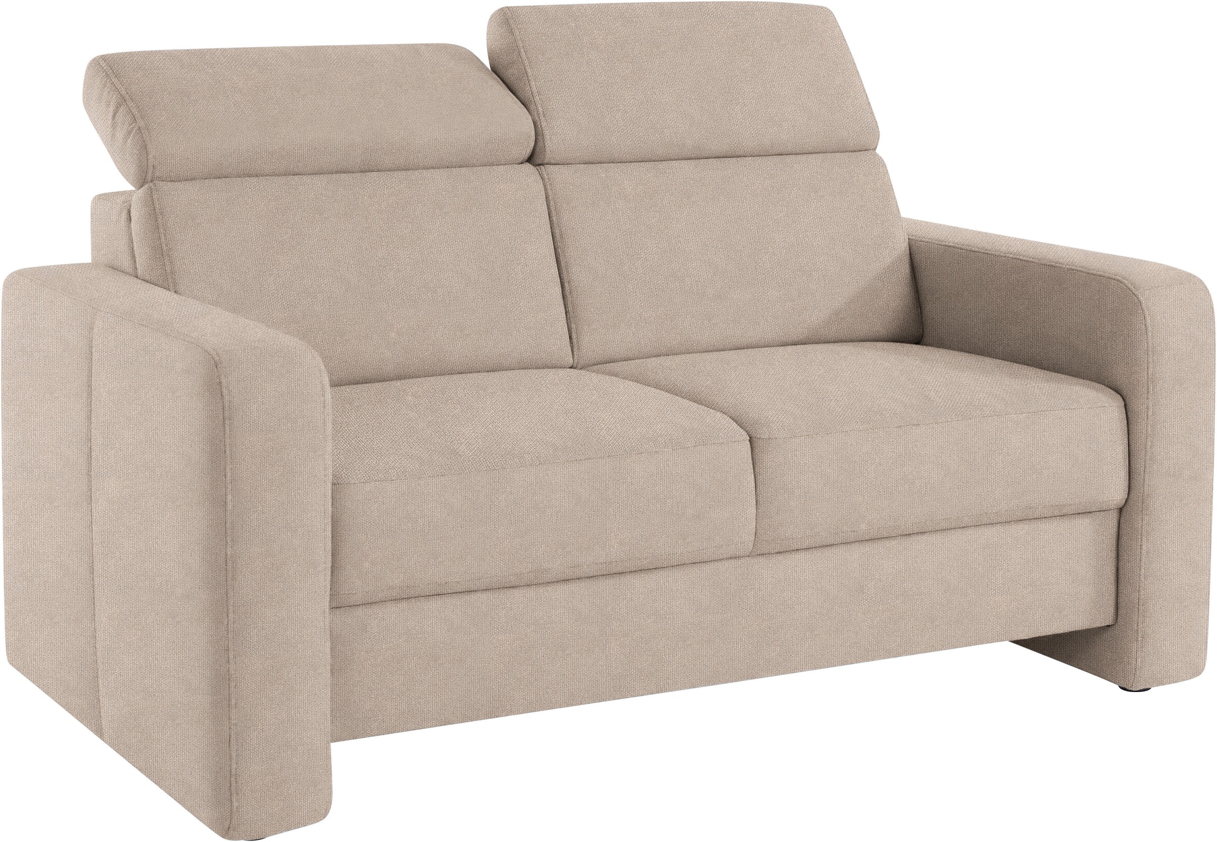sit&more 2-Sitzer »Bologna«, inklusive Kopfteilverstellung und Federkern
