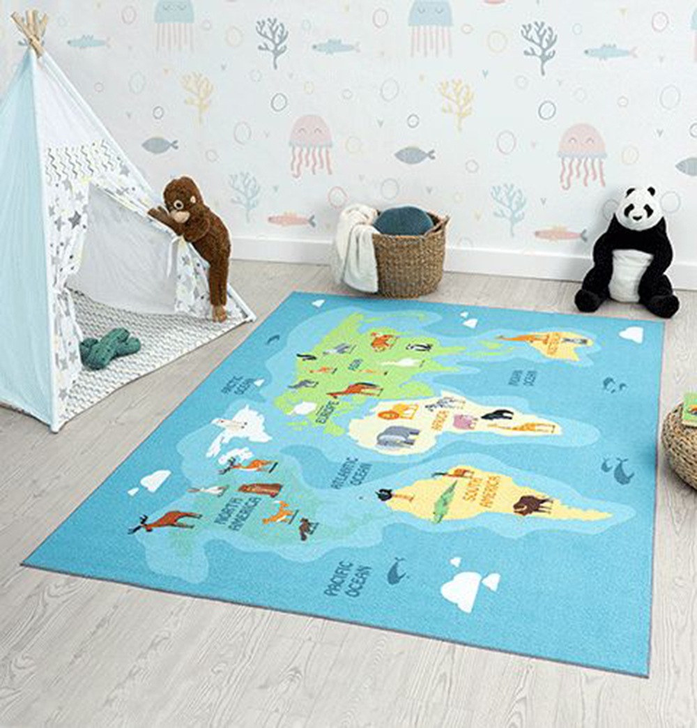 the carpet Teppich »Happy Life«, rechteckig, 4 mm Höhe, Life Kinderzimmer T günstig online kaufen