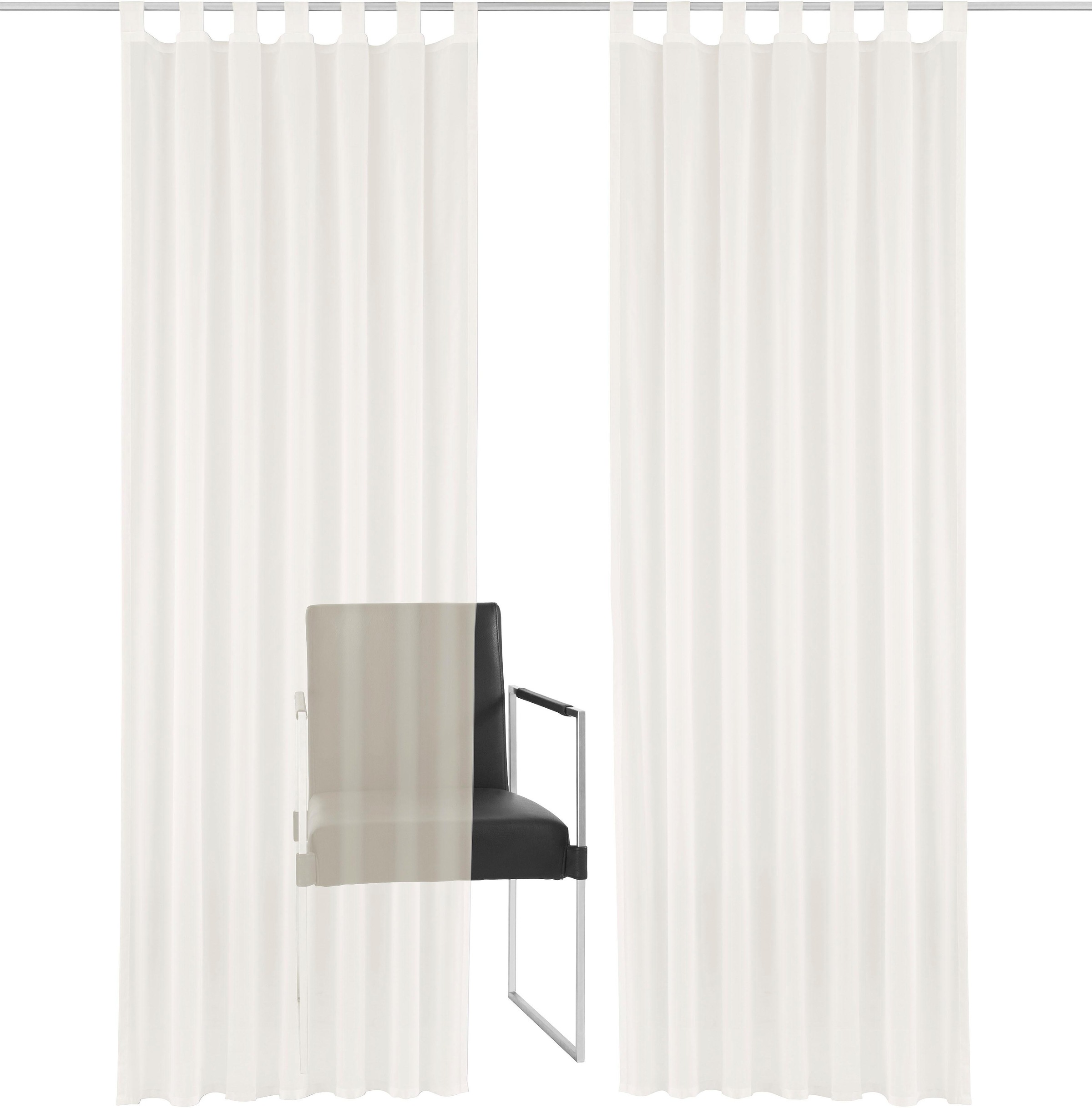 my home Gardine »XANA mit Ösen, Kräuselband oder Schlaufen«, (1 St.) günstig online kaufen