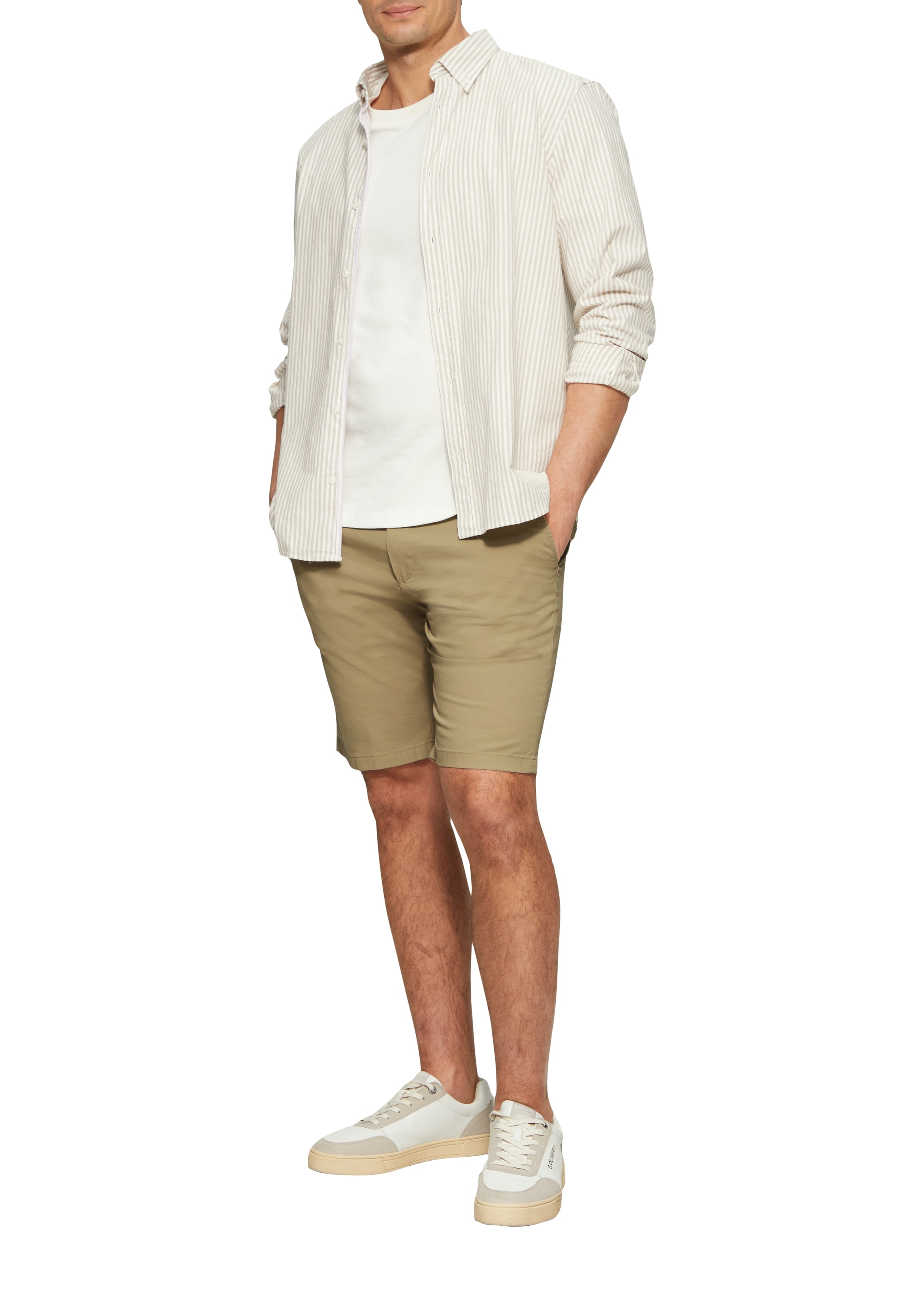 s.Oliver Chinoshorts, mit Waschung
