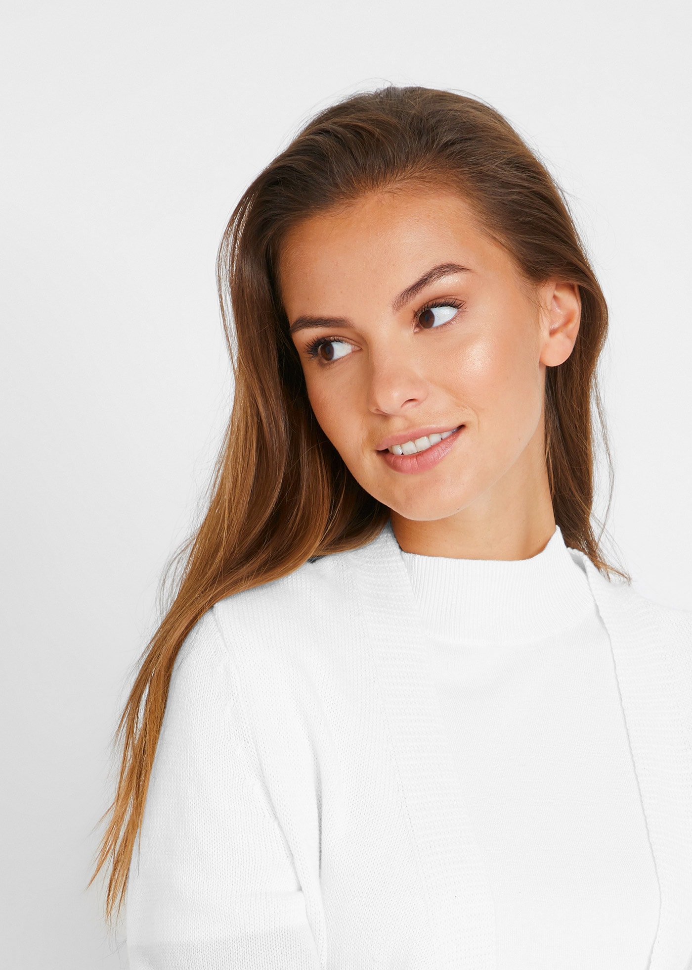 bonprix Longstrickjacke