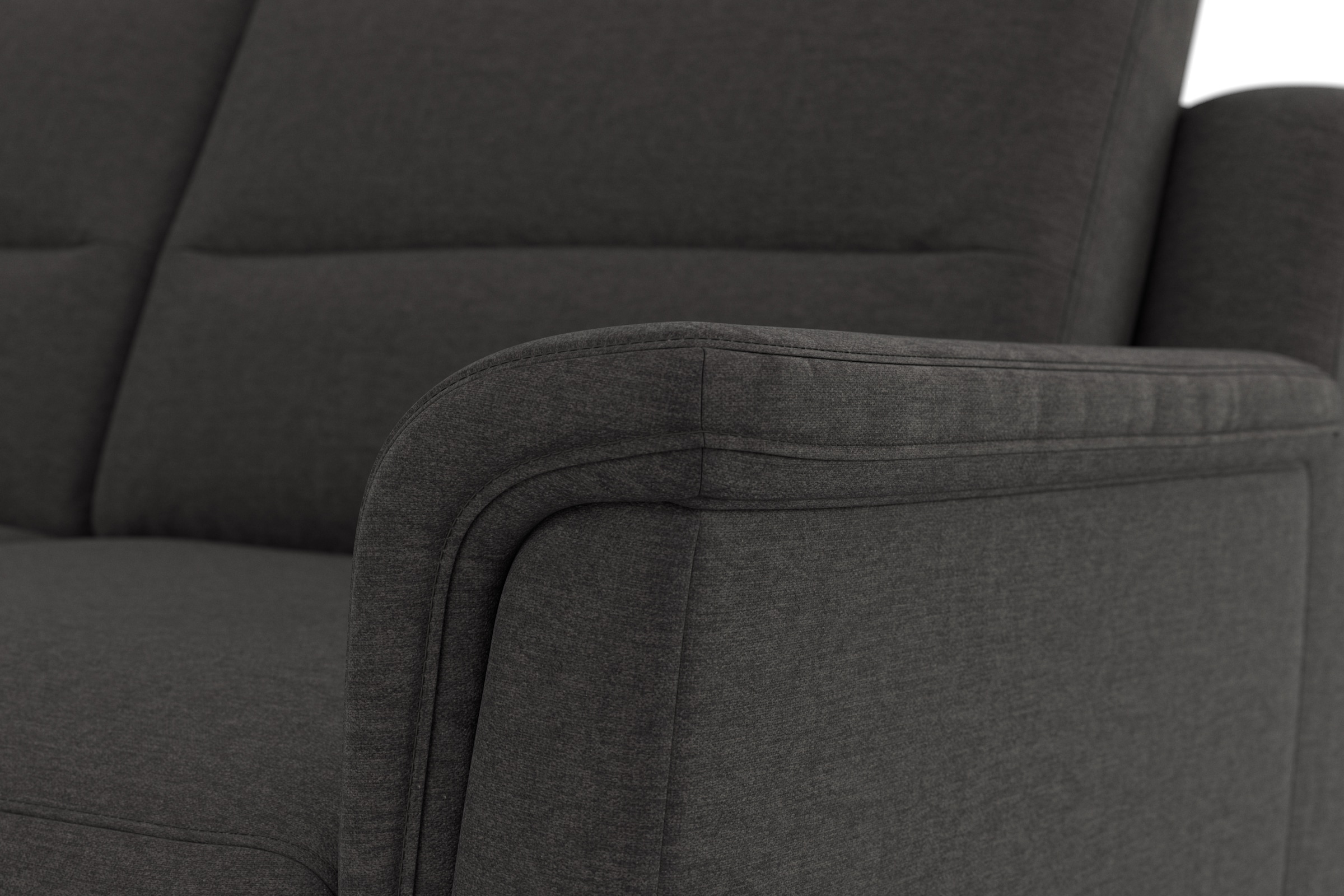 sit&more Ecksofa »Farö L-Form«, inklusive Federkern, wahlweise mit Bettfunktion und Bettkasten