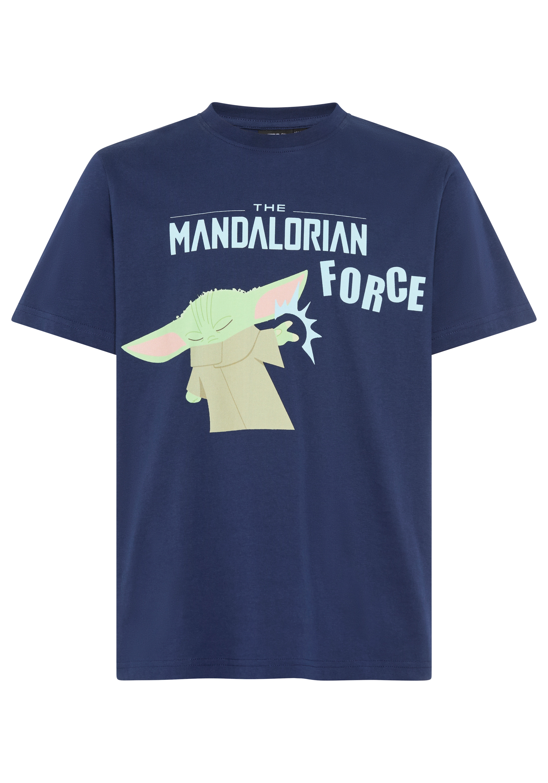 KIDSWORLD T-Shirt »STAR WARS: MADALORIAN - Disney Shirt« MANDALORIAN Shirt für Jungen, Kurzarm, bedruckte Optik, aus Baumwolle