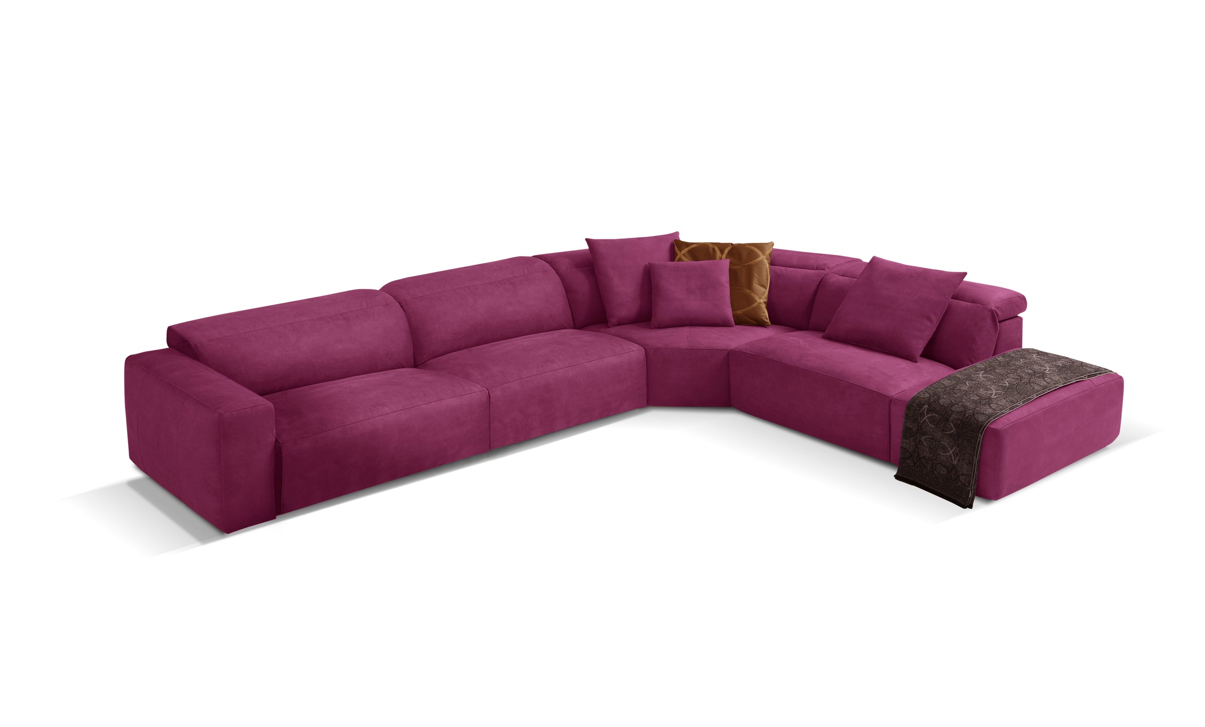 Egoitaliano Ecksofa »Beverly, extravangantes Designsofa mit erstklassigem S günstig online kaufen