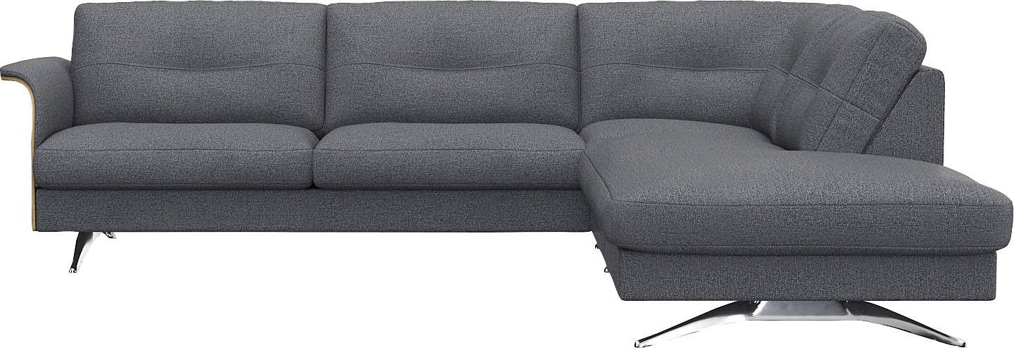 FLEXLUX Ecksofa »Glow«, Skandinavisches Design, In hochwertiger Verarbeitun günstig online kaufen