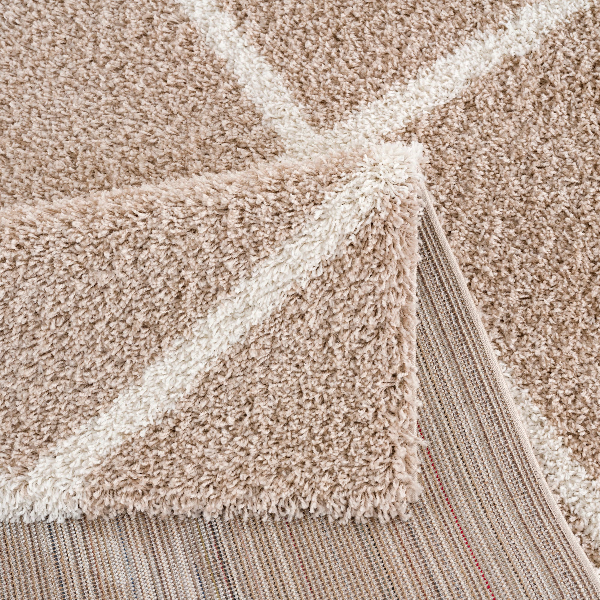 Sanat Hochflor-Teppich »Madrid«, rechteckig, Wohnzimmer, Langflor, Shaggy Teppich