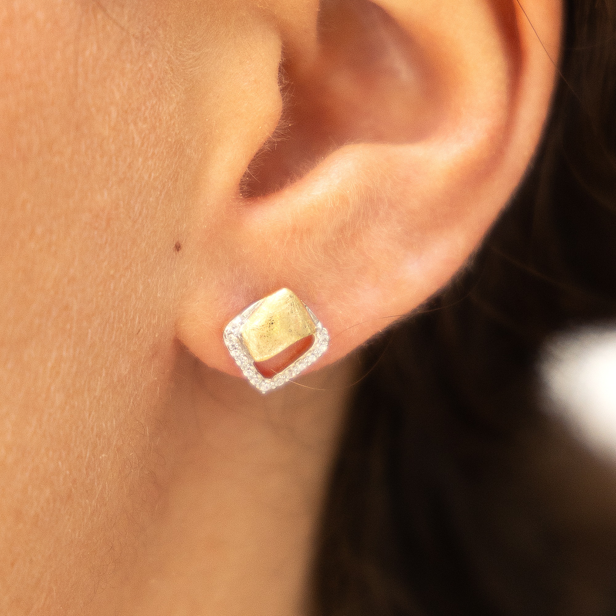 Fascination by Ellen K. Paar Ohrstecker »585 Gelbgold Zirkonia«