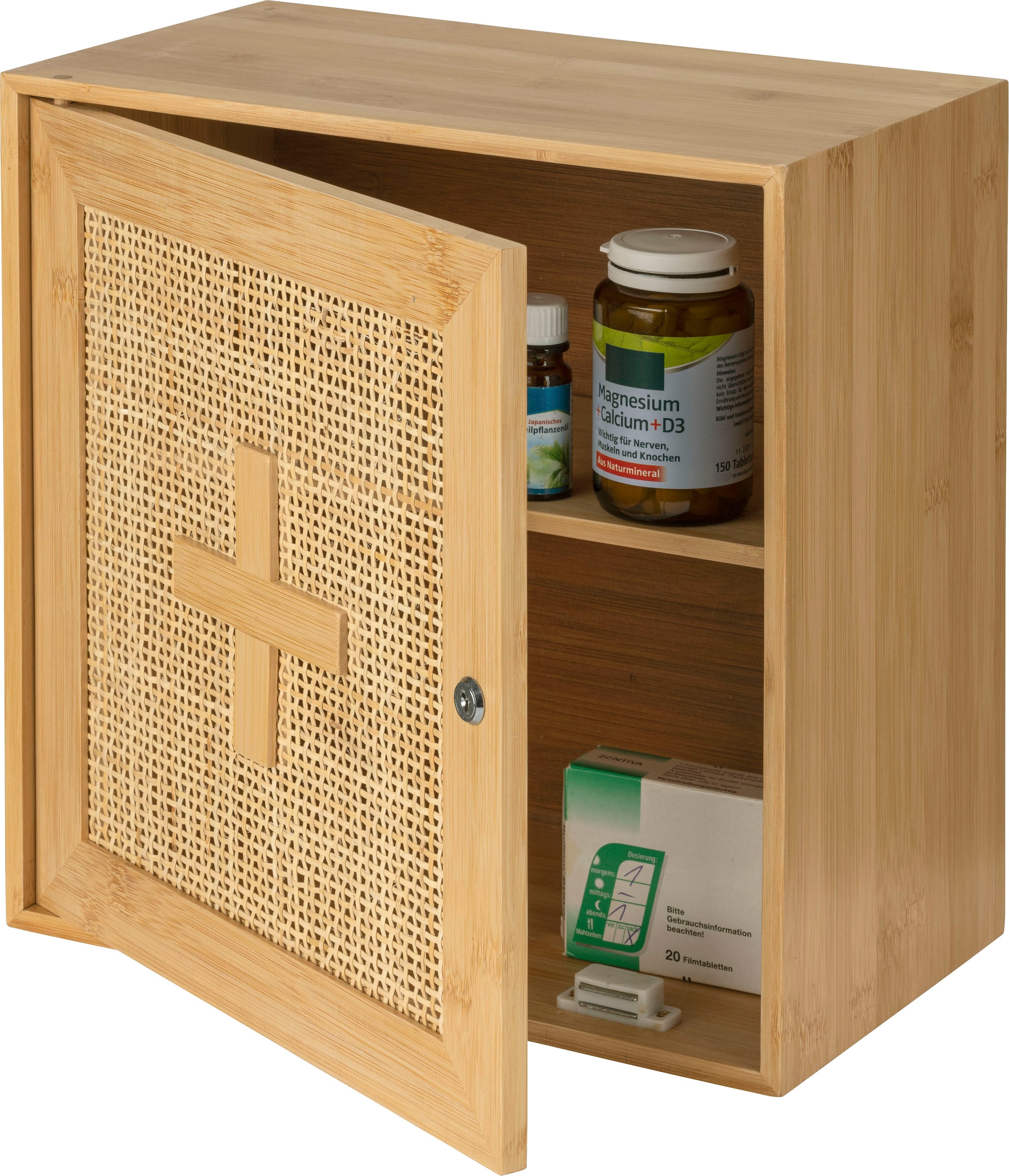WENKO Medizinschrank »Allegre«, aus Bambus und Rattan