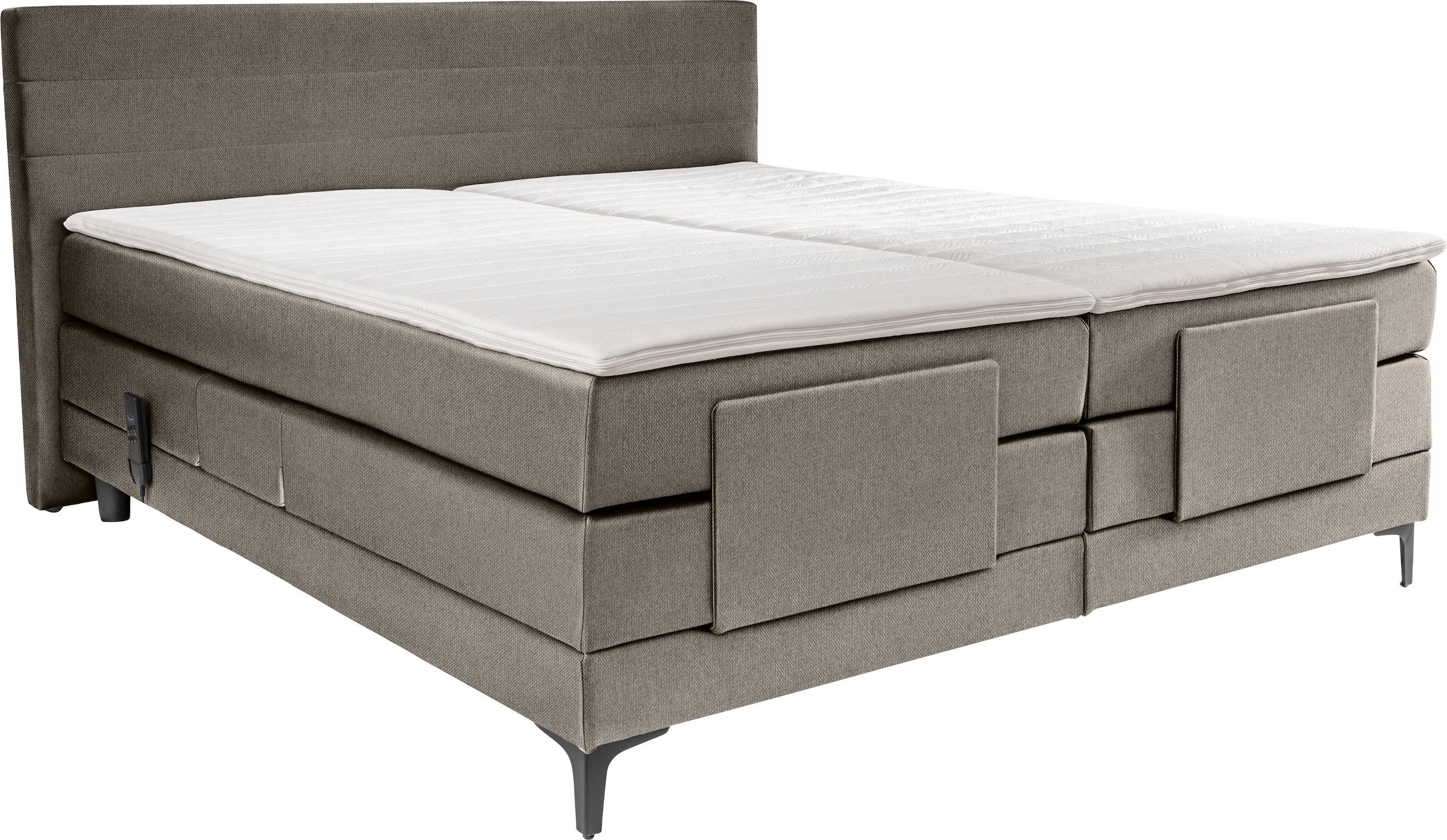 alina Boxspringbett »Powell« inkl. Motor, Matratze und Topper, in unterschi günstig online kaufen