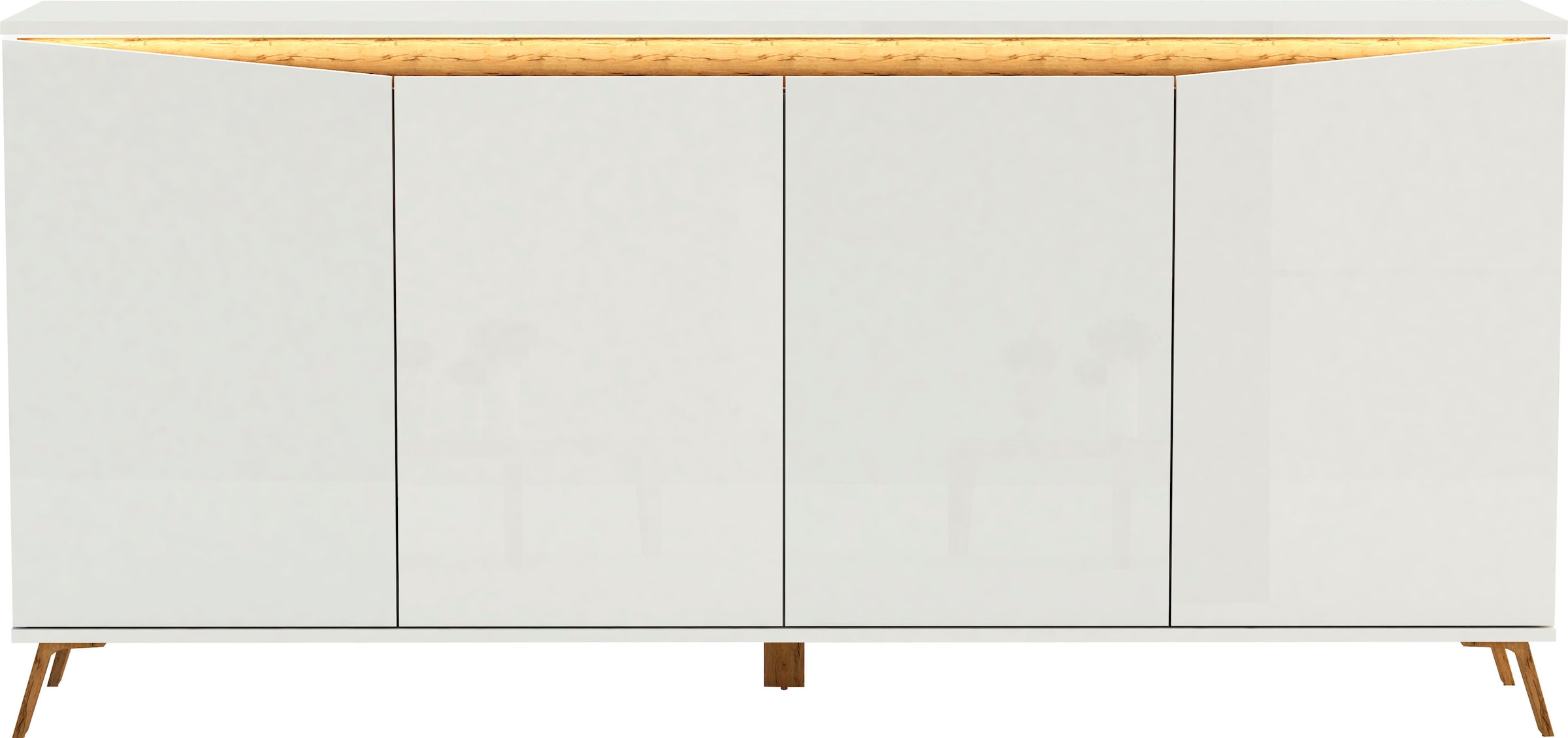 INOSIGN Sideboard »ALADINO«, Breite 184 cm, komplett Hochglanz, ohne Beleuchtung