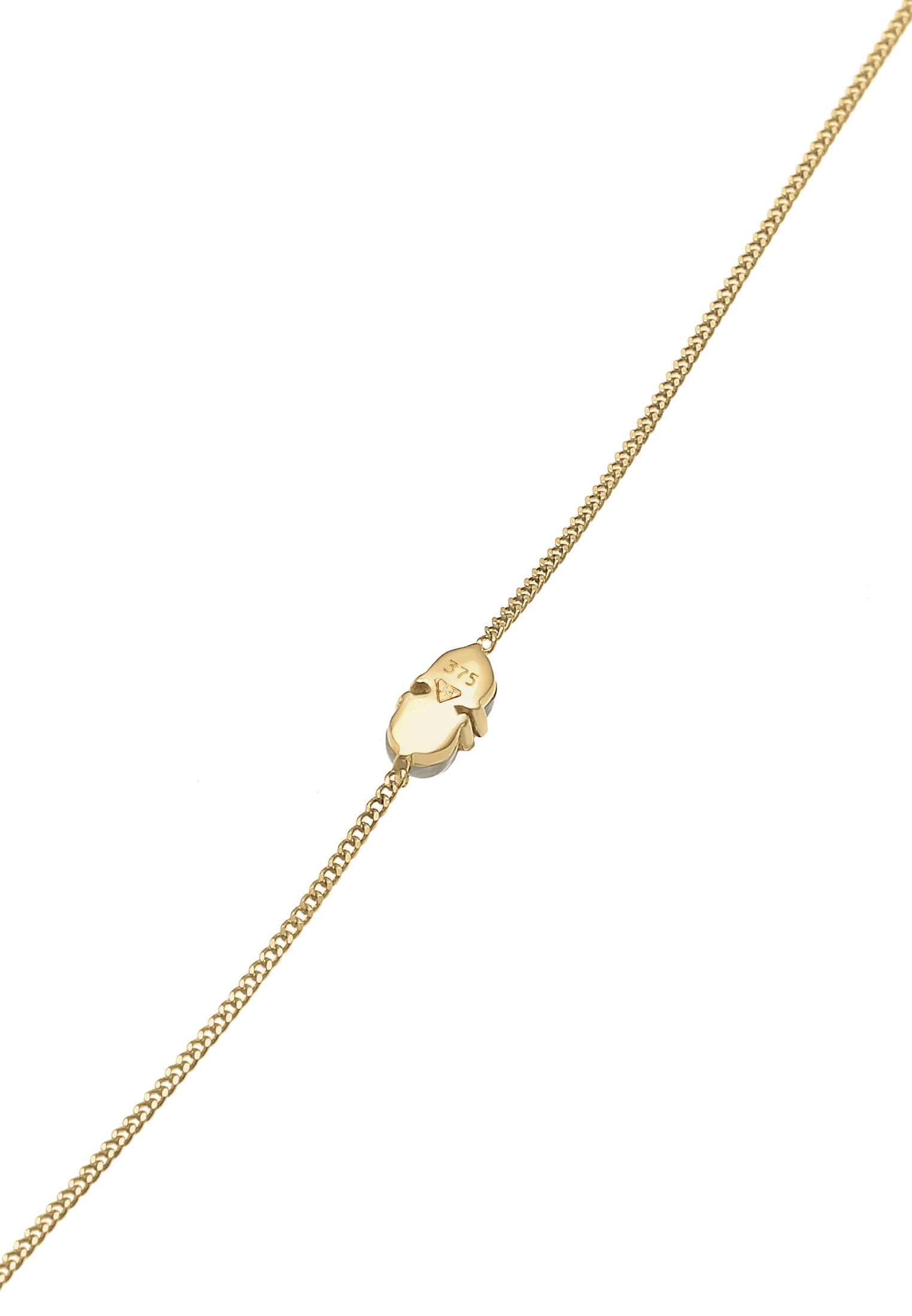 Elli Premium Armband »Mondstein Labradorit Rund Basic 375 Gelbgold«