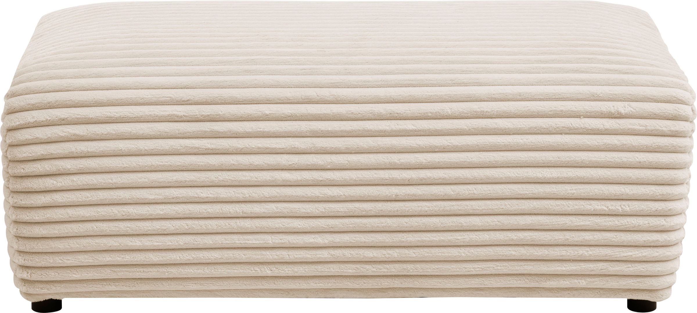 andas Hocker »BAKELS, Polsterhocker in Cord oder Boucle-Stoff«, zur Serie BAKELS, Hocker stellbar zum Schlafsofa (Krokodilverbinder)