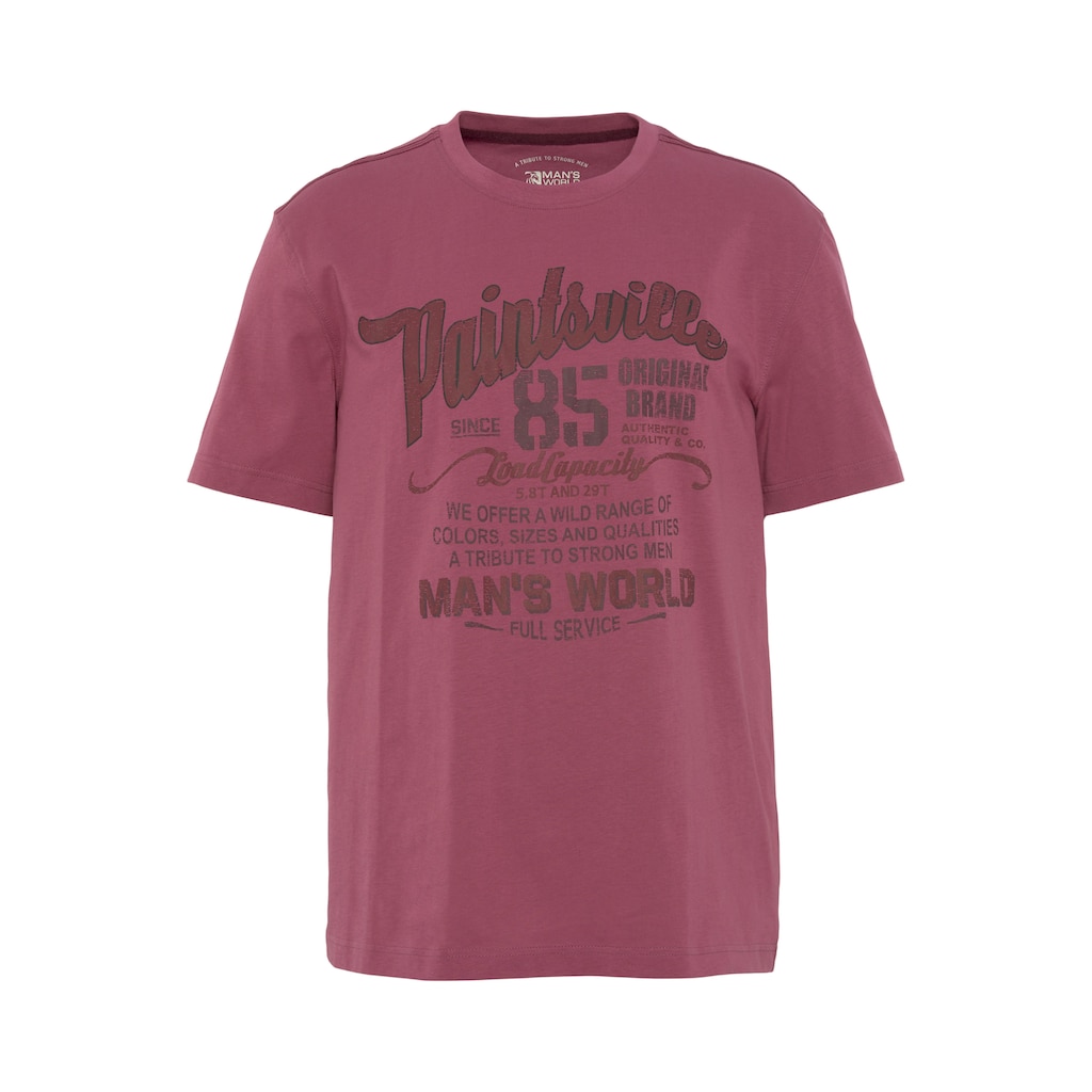 Man's World T-Shirt, mit Print