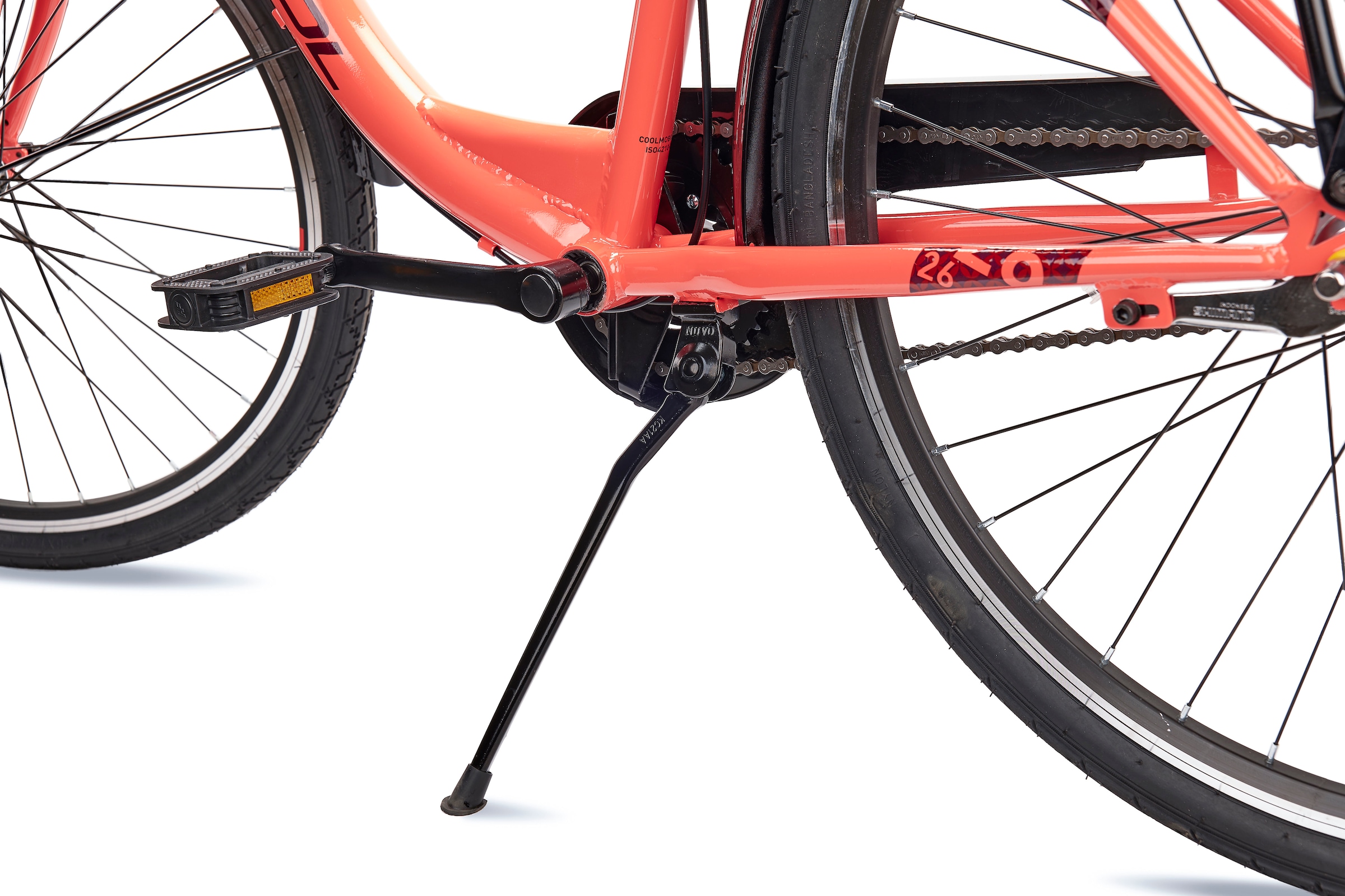 S’COOL Jugendfahrrad »S'COOL chiX« 3 Gang Shimano Nabenschaltung 26 Zoll, Jugendliche, mit Gepäckträger und Schutzblech
