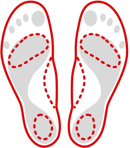 Fußgut Aktivsohlen »Antischock-Einlage« 2 Stk. tlg.