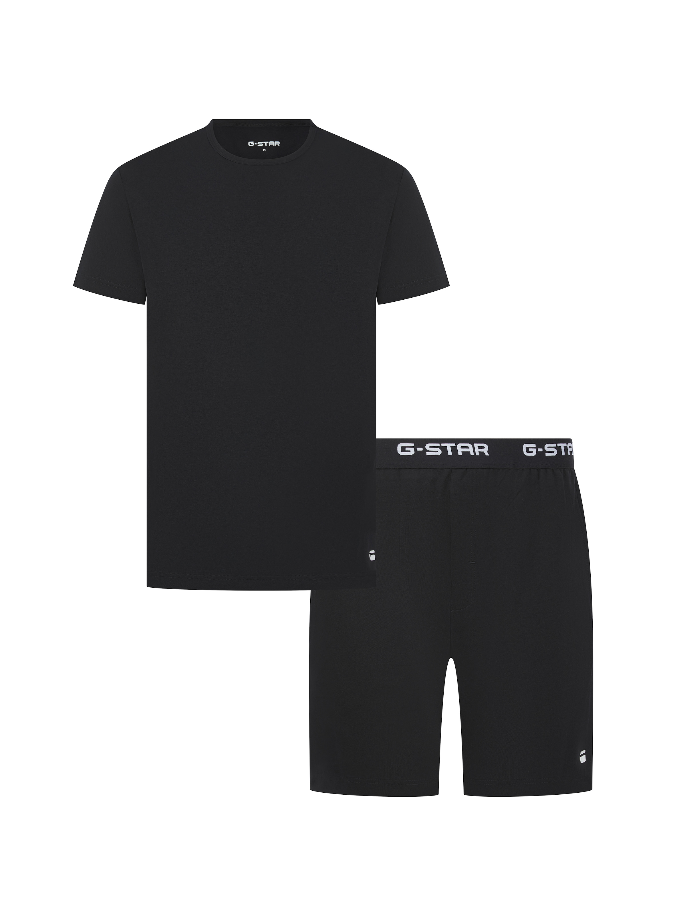G-STAR Pyjama »SLATE, T-SHIRT & SHORTS« Set, 2 tlg. Regular Fit in Baumwoll-Qualität