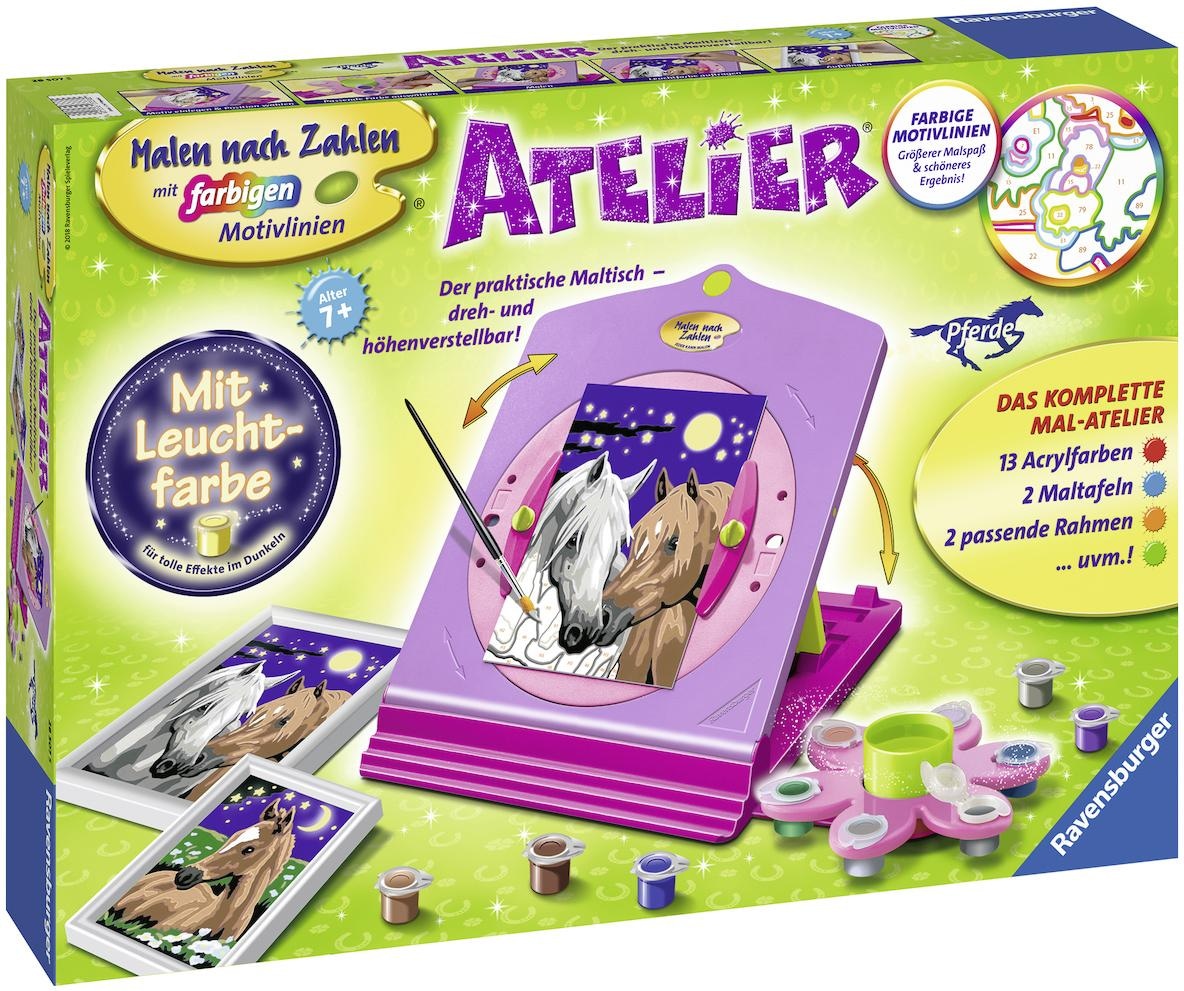 Ravensburger Malen nach Zahlen »Atelier Pferde«, Made in Europe