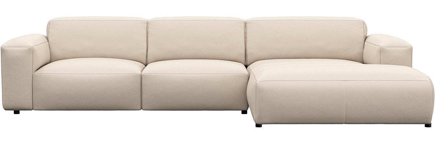 FLEXLUX Ecksofa »Lucera bequem und komfortabel durch hochwertigen Sitzaufba günstig online kaufen