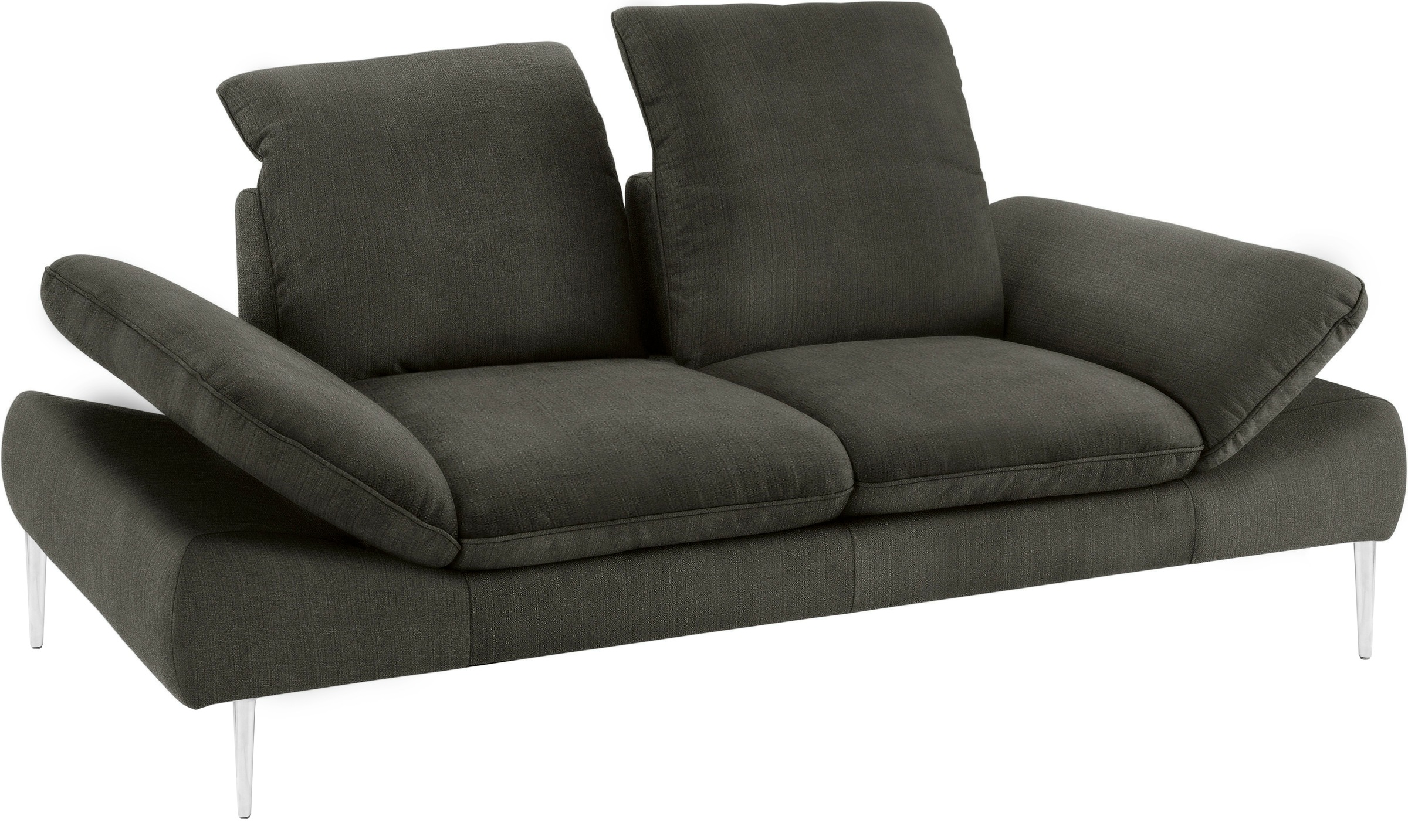 W.SCHILLIG 2,5-Sitzer »enjoy&MORE«, mit Sitztiefenverstellung, Füße Chrom glänzend, Breite 232 cm