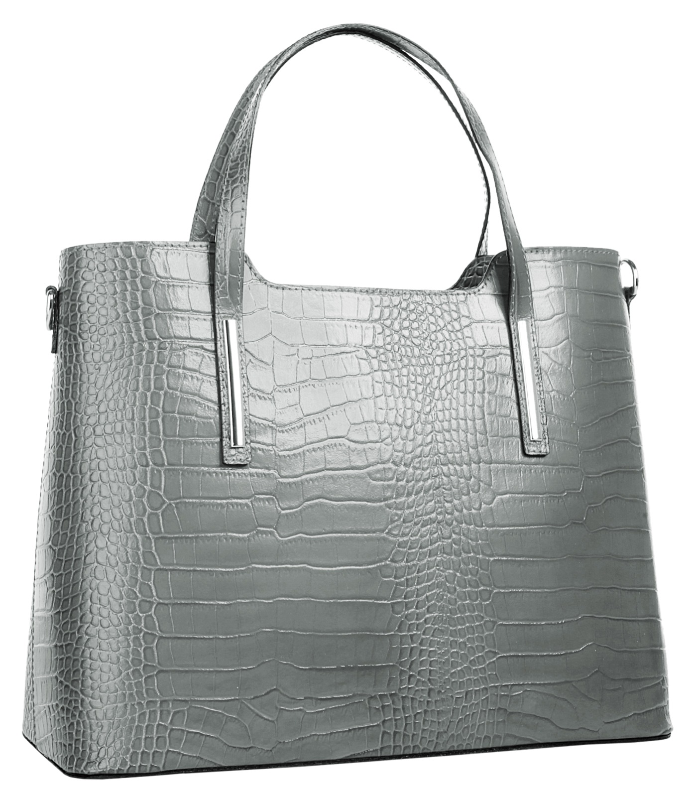 Cluty Henkeltasche, echt Leder, Made in Italy