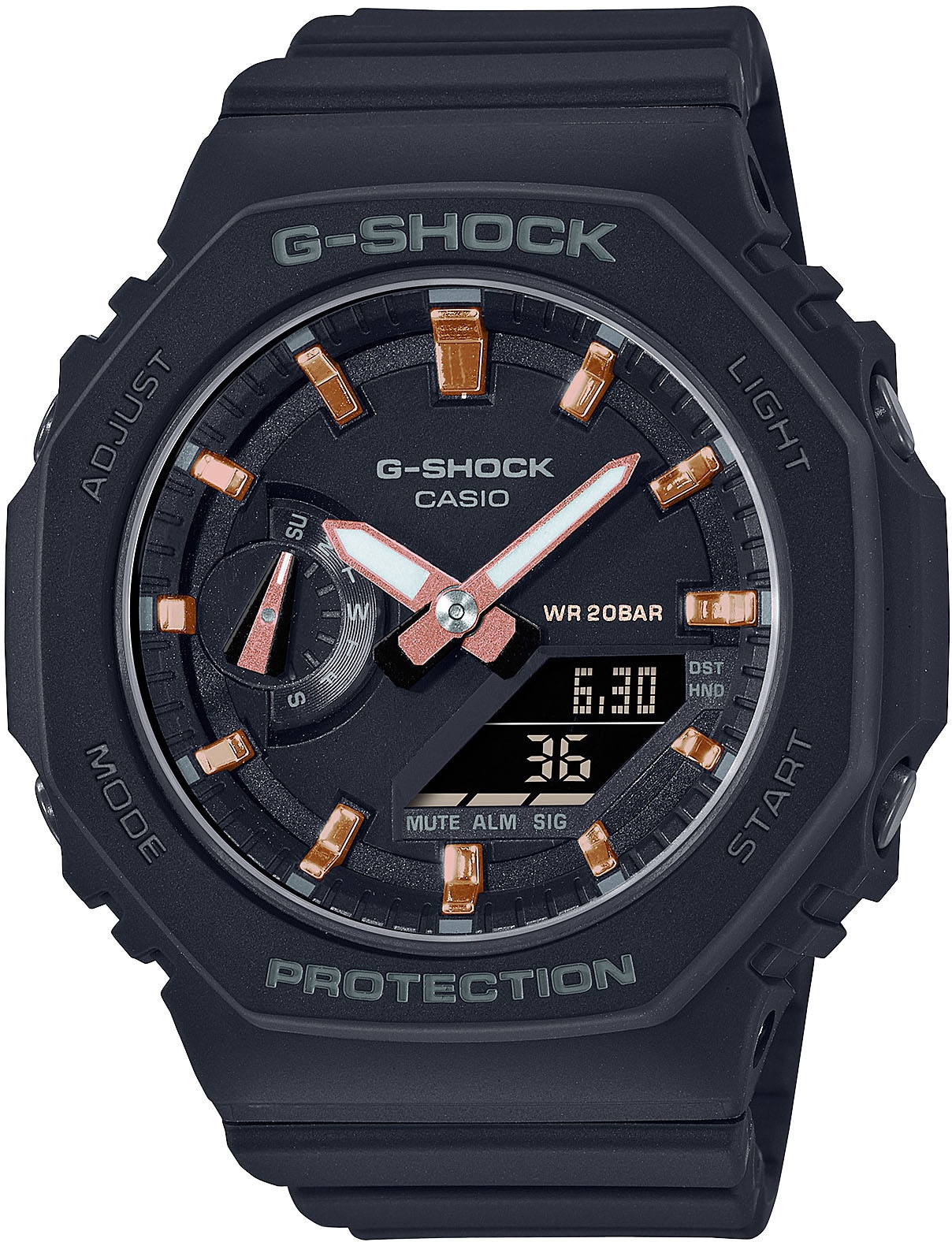 CASIO G-SHOCK Chronograph »GMA-S2100-1AER«, Quarzuhr, Armbanduhr, Damen, He günstig online kaufen