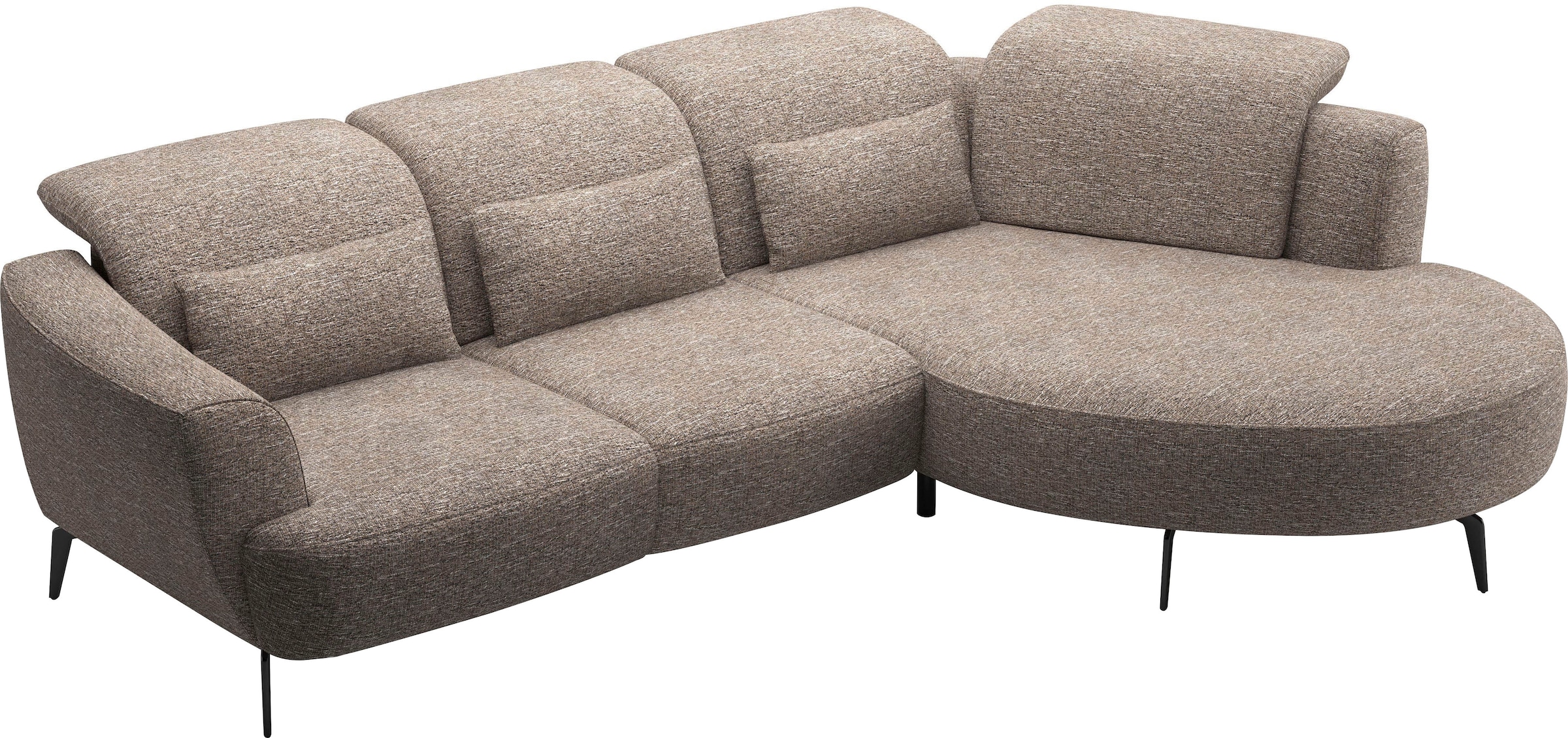 sit&more Ecksofa »Zoe«, ink.Sitztiefenverstellung, wahlweise mit Kopfteilverstellung