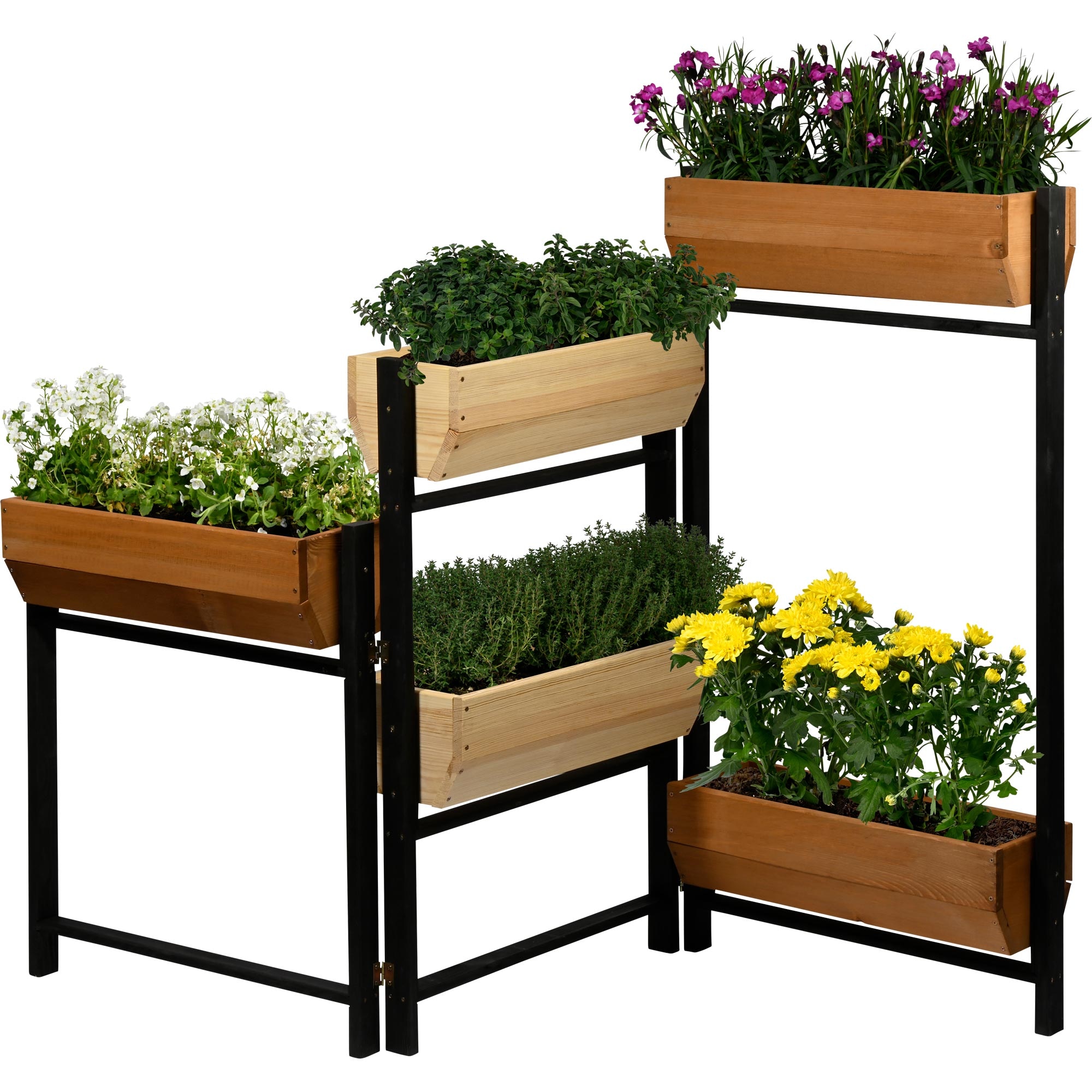 dobar Hochbeet »Vertikalbeet "Flexi" 5-stufig« ca. 165 x 18 x 105 cm (L x B x H) groß,  ca. 13,5 kg