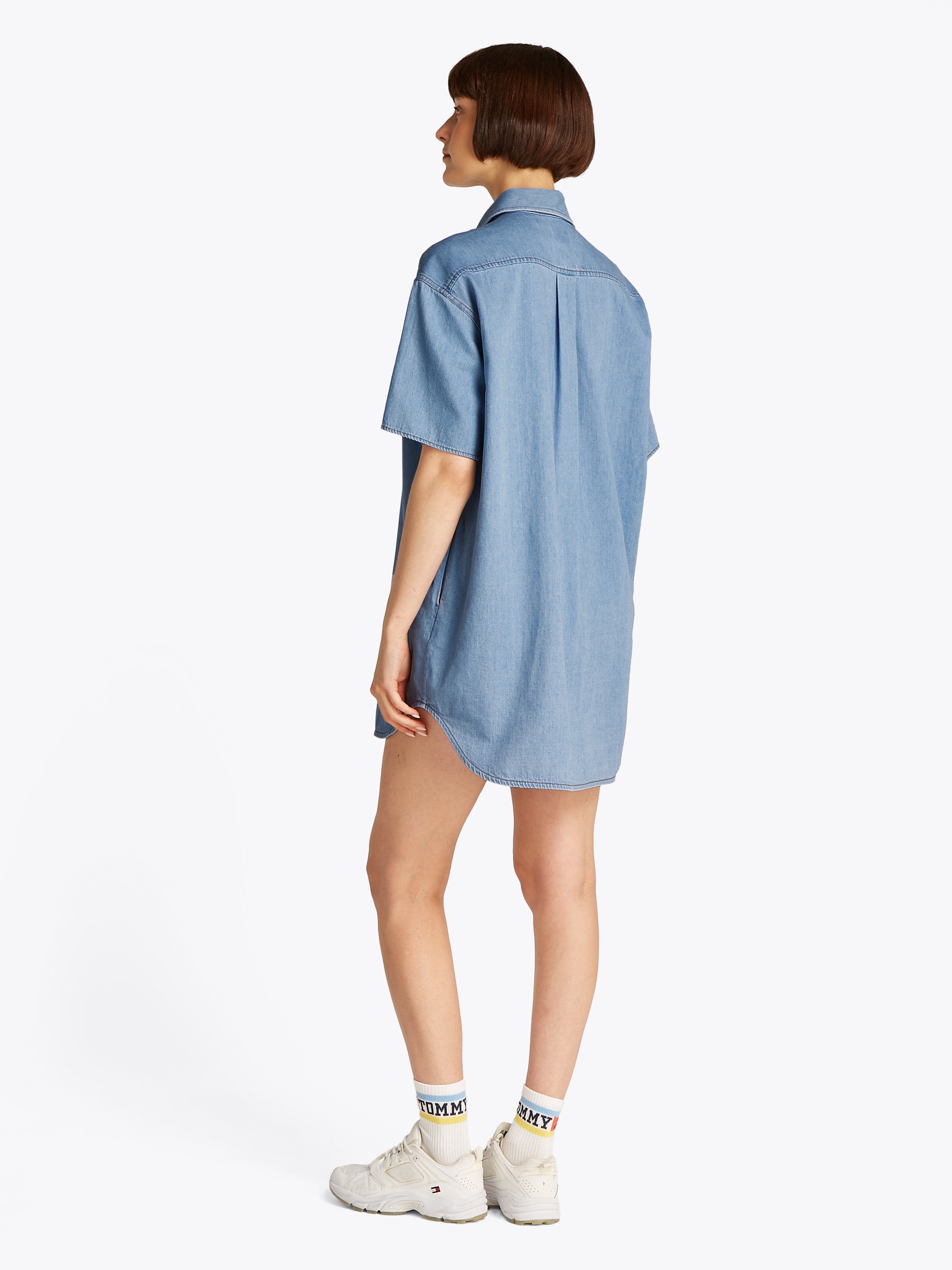 Tommy Jeans Curve Hemdblusenkleid »SS SHIRT DRESS EXT«, in Großen Größen