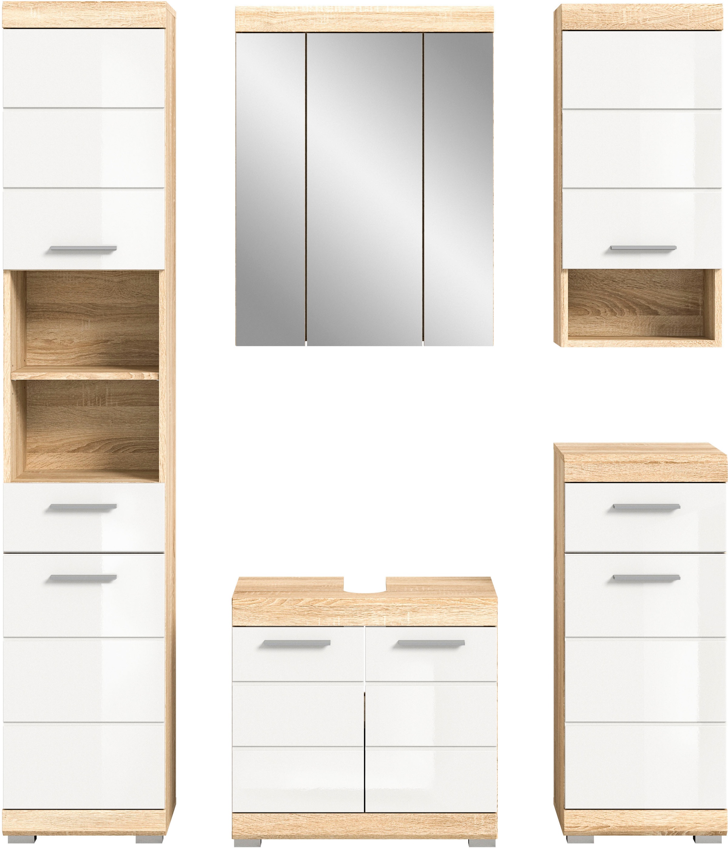 INOSIGN Badmöbel-Set »Siena, 5 teilig, bestehend aus:« Set, 5 Stk. tlg. Hoc günstig online kaufen