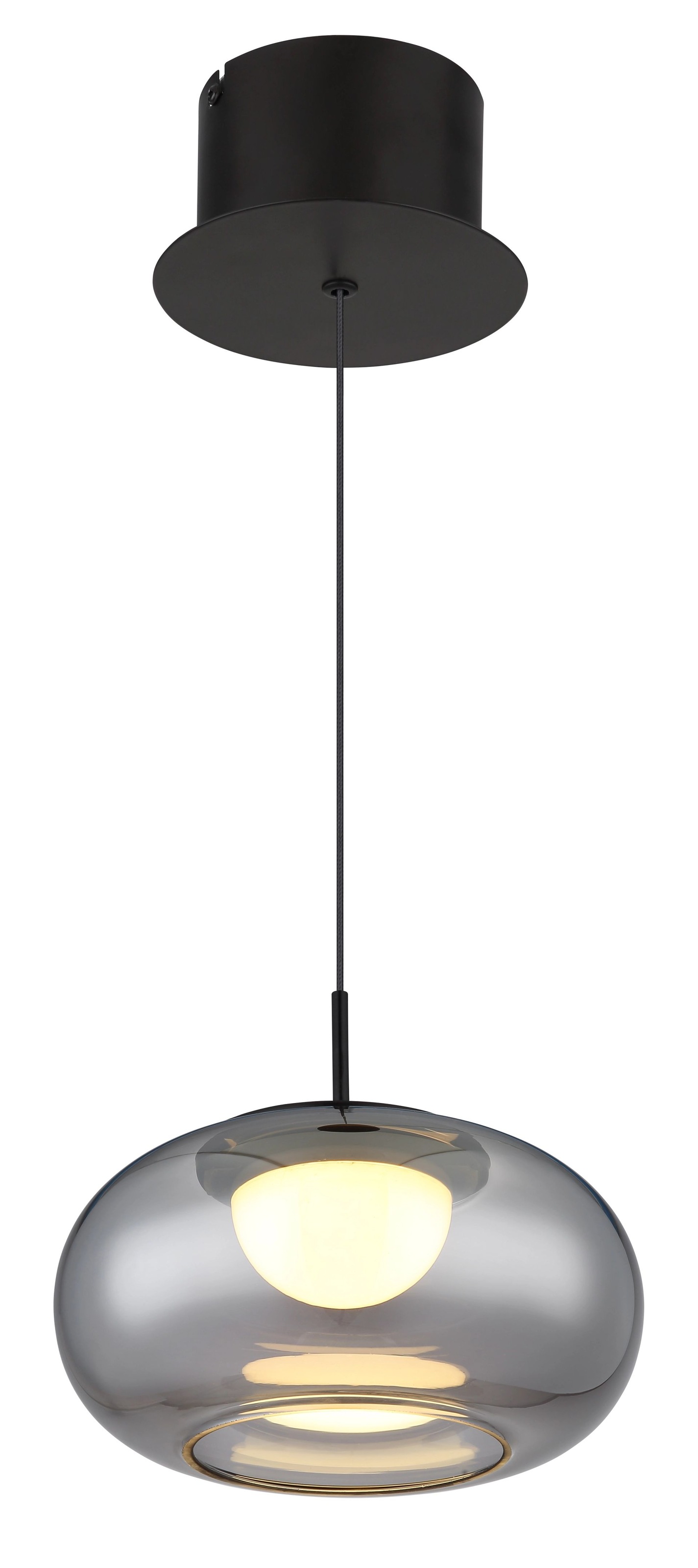 GLOBO LIGHTING LED-Hängeleuchte »QUINTARA«, 1 flammig, Leuchtmittel LED-Modul | LED fest integriert, individuell an die Raumhöhe anzupassen