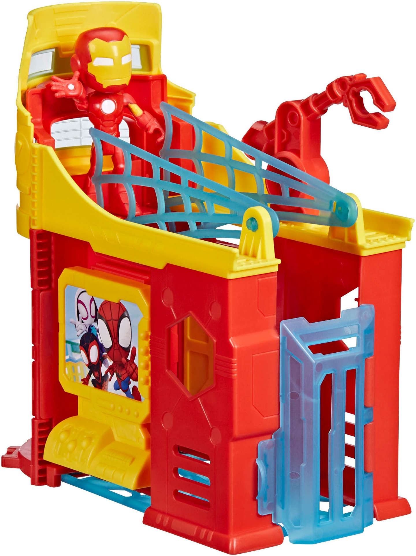 Hasbro Spielwelt »Marvel Spidey und seine Super-Freunde, Iron Mans Turm«, inklusive Figur