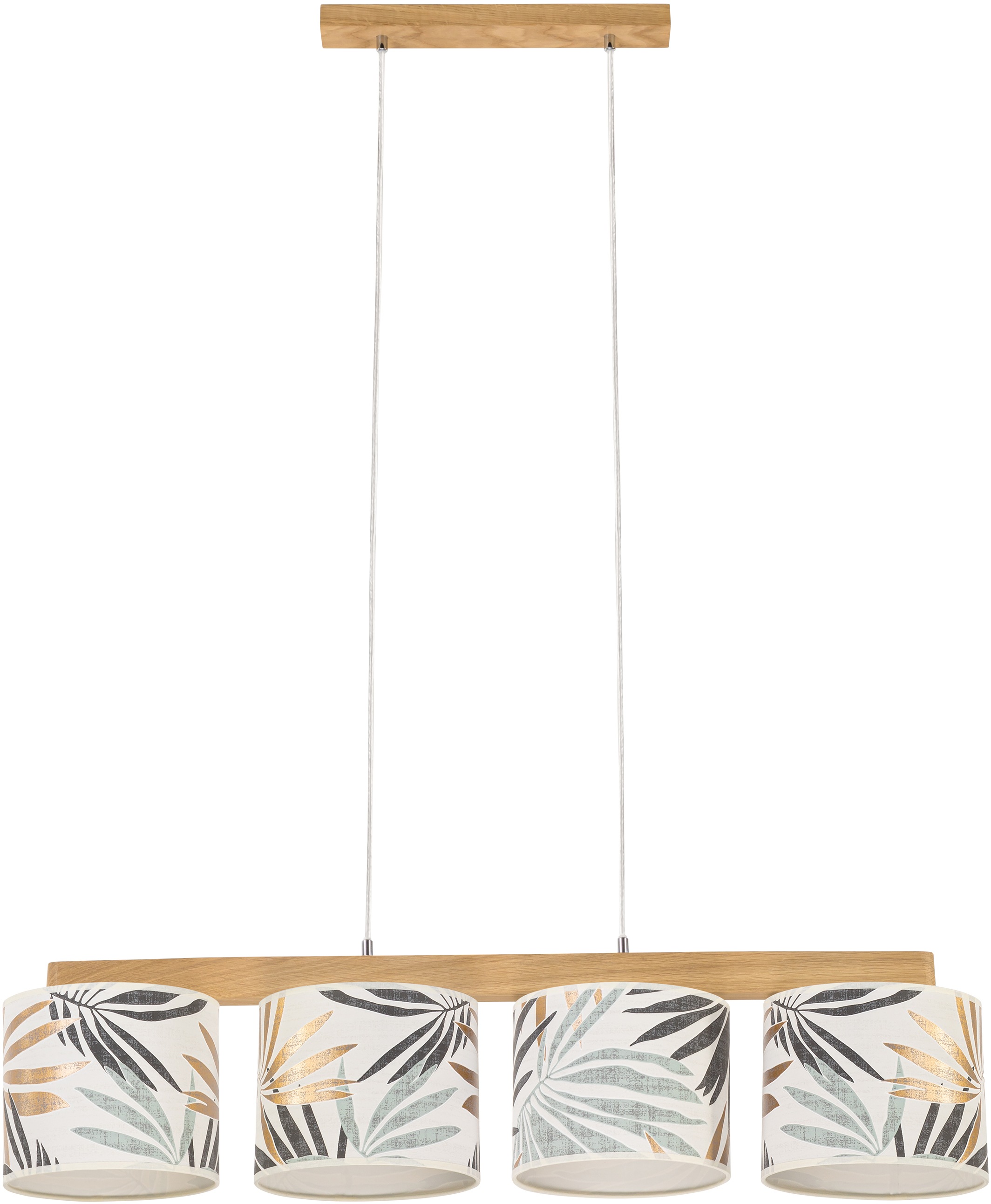 BRITOP LIGHTING Pendelleuchte »HOJA«, 4 flammig, Leuchtmittel E27   ohne Le günstig online kaufen