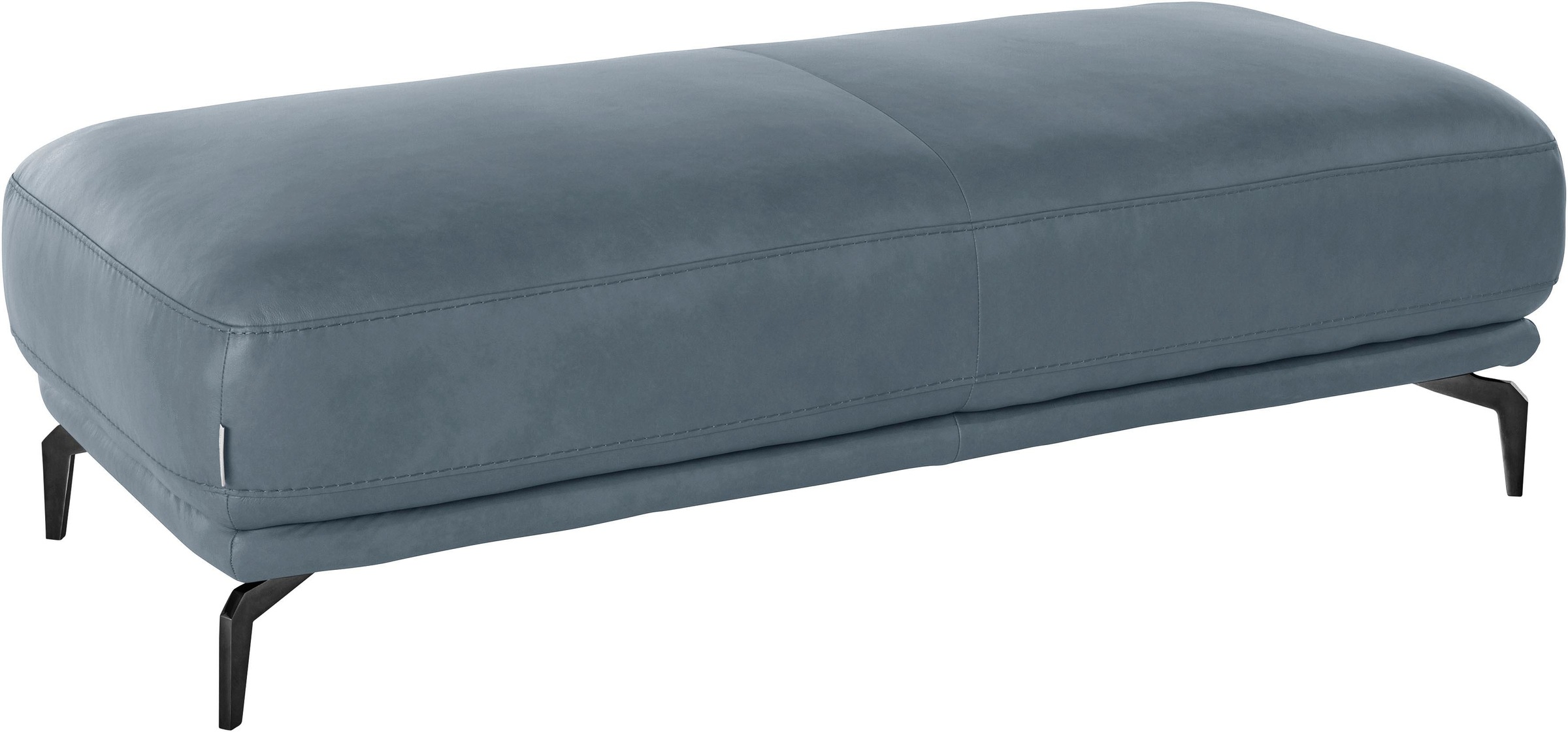 W.SCHILLIG Hocker »montanaa«, mit Metallfüßen in Schwarz pulverbeschichtet, Breite 141 cm
