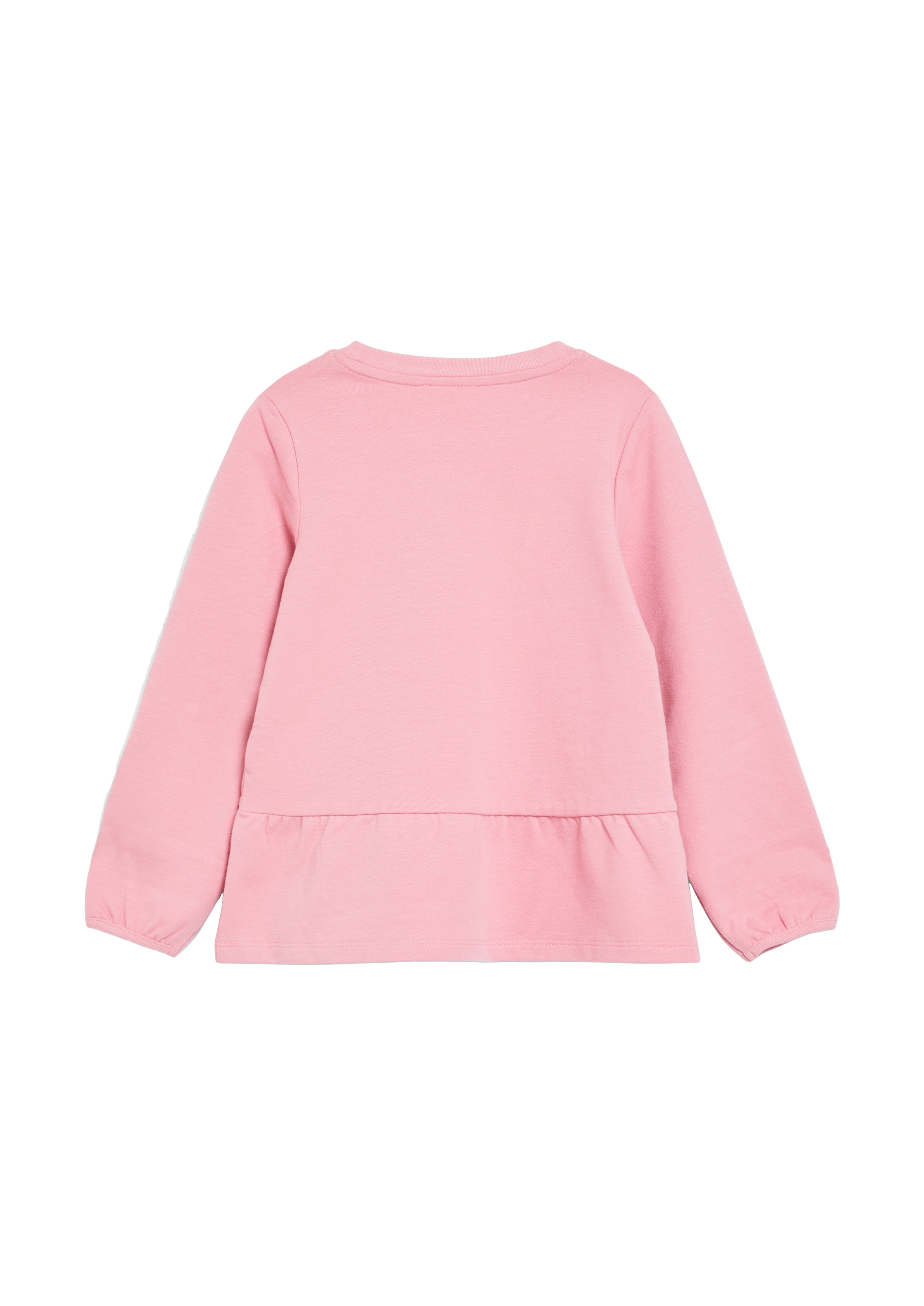 s.Oliver Junior Kurzarmshirt Sommershirt mit Spitzen-Ausschnitt / für Girls