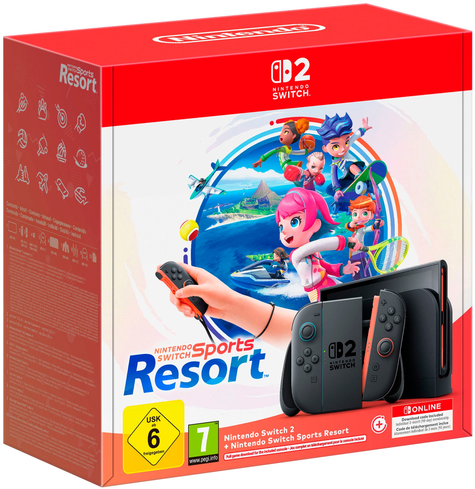 Nintendo Switch 2 Konsolen-Set »Switch 2 + Sports Resort-Set« 256 GB