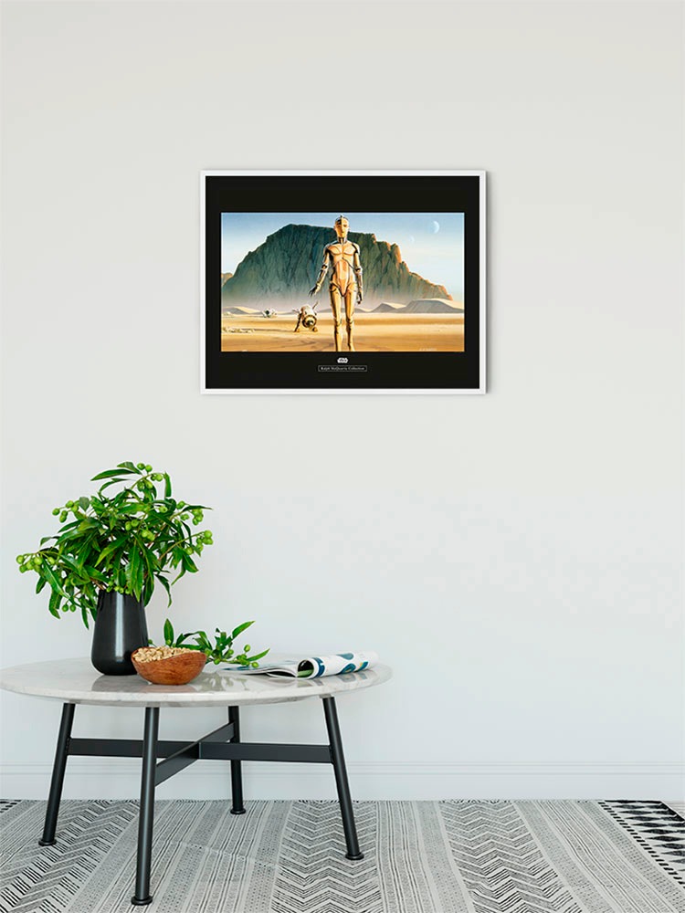 Komar Bild »Star Wars Classic RMQ Droids«, Star Wars, (1 St.), Wandbild zur Dekoration im Kinderzimmer - ohne Rahmen